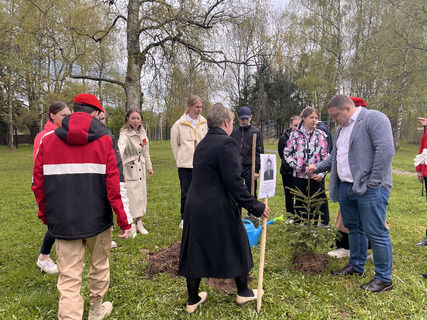 Шаховская, сад памяти, деревья