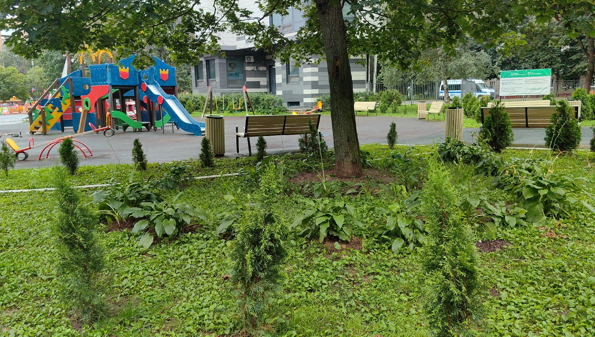 парк, благоустройство, дирекция парков, горки, игровые элементы, теннисный стол,