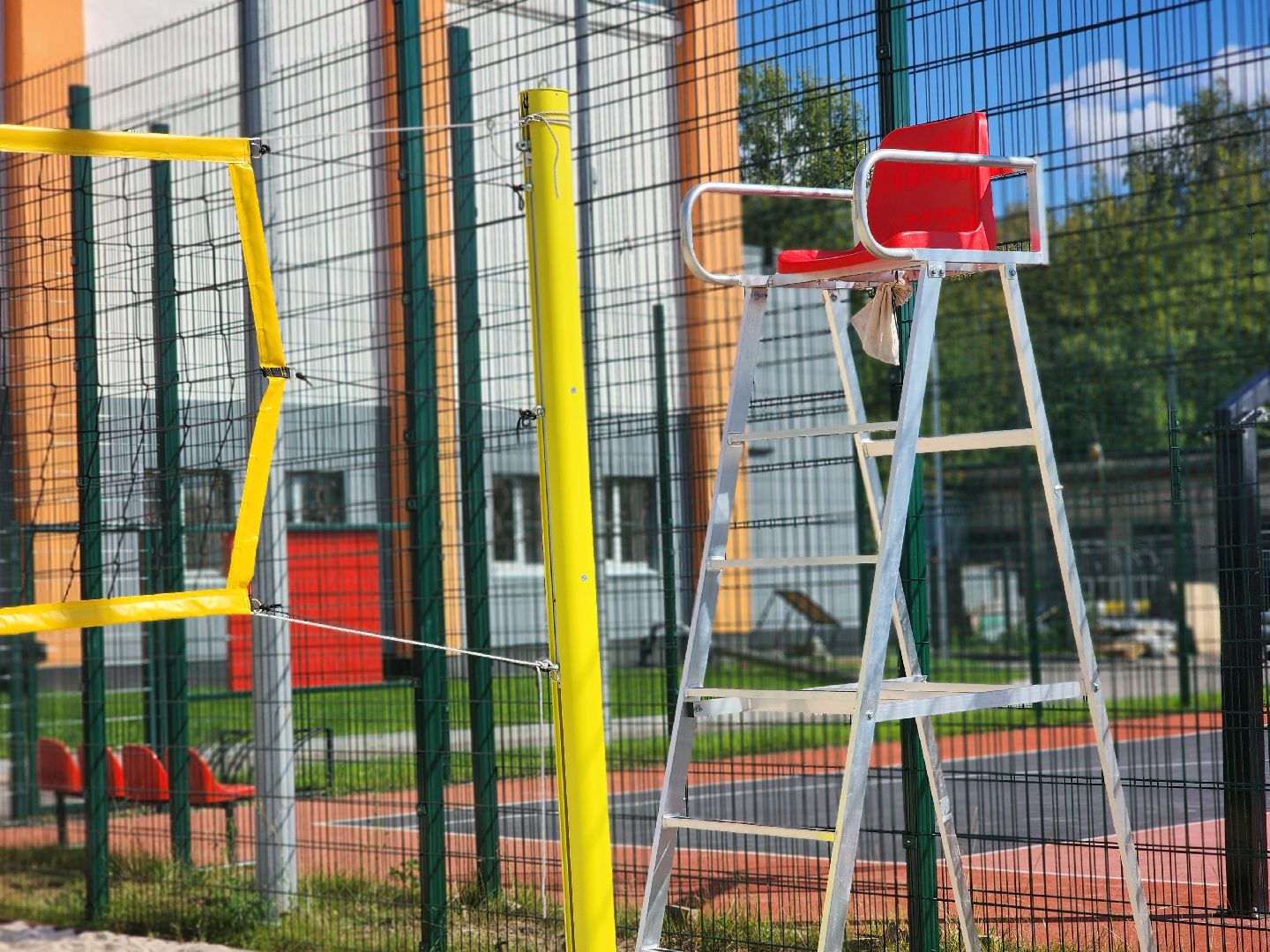 королёв, стадион чайка,  новые спортивные площадки на стадионе чайка,