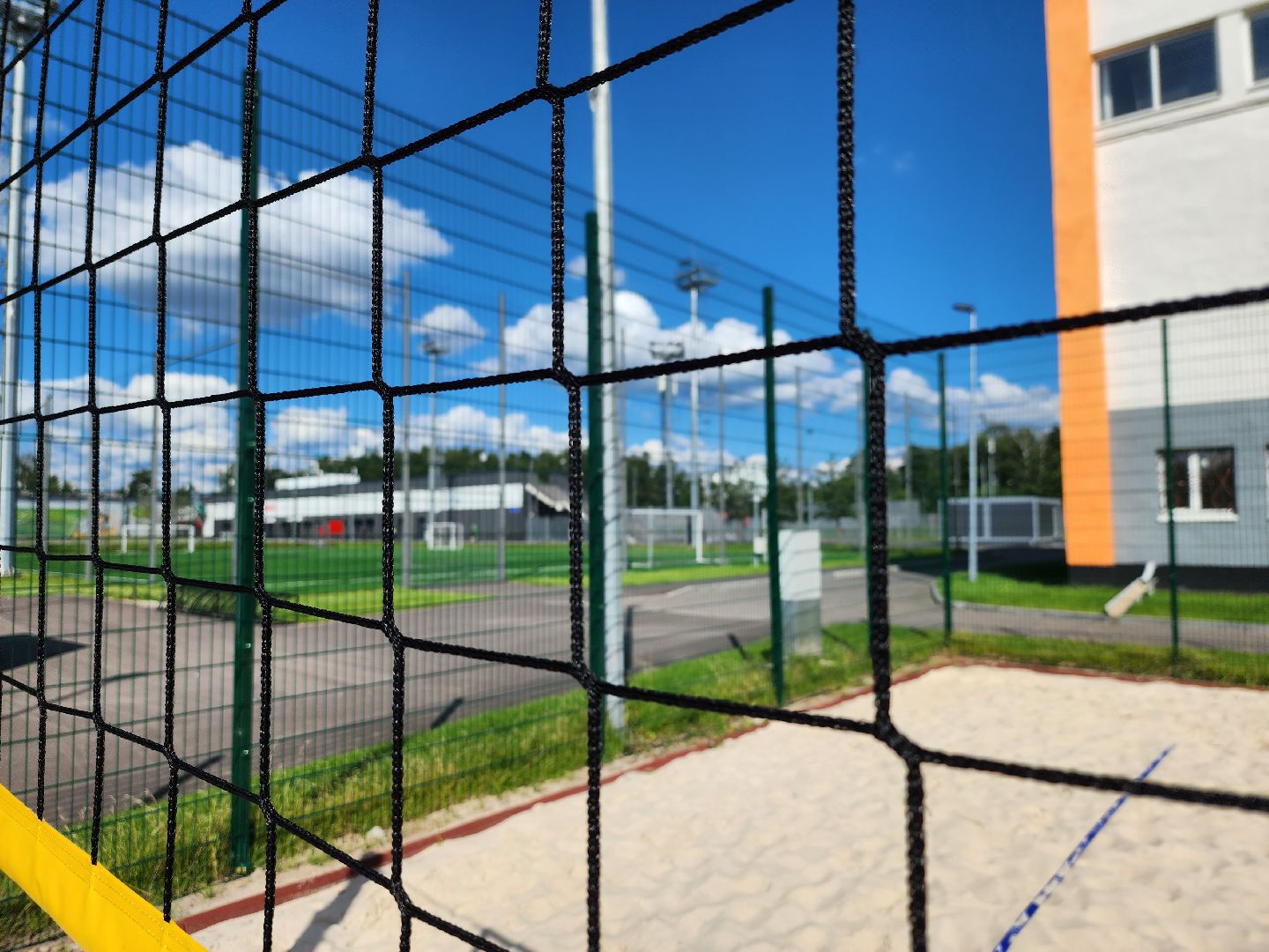 королёв, стадион чайка,  новые спортивные площадки на стадионе чайка,