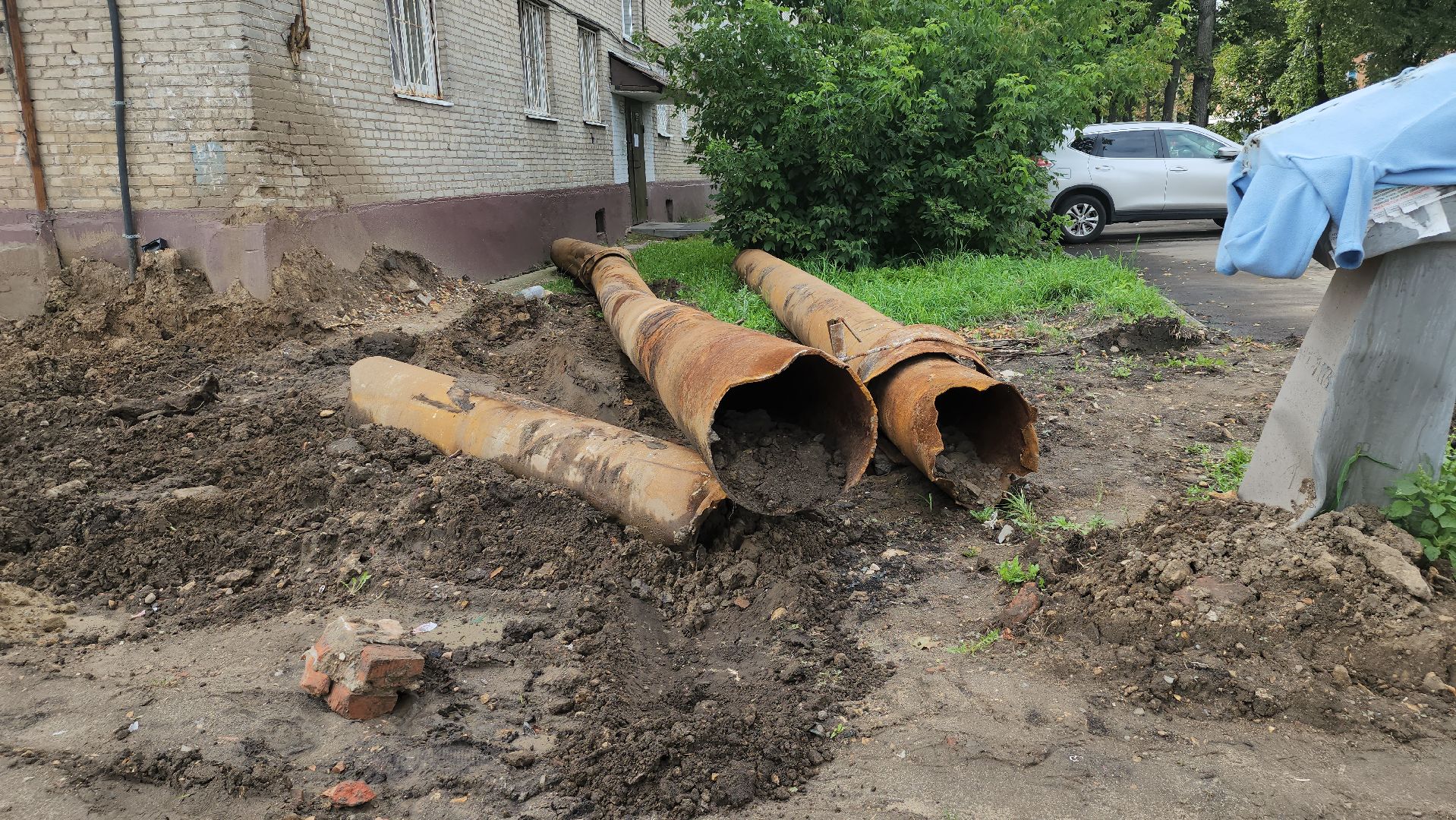 щёлково, замена труб, реконструкция трубопровода,