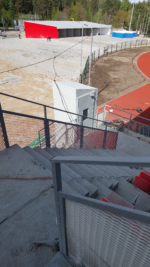 спорт, стадион, строительство, стадион спартак, серпухов, лифт,