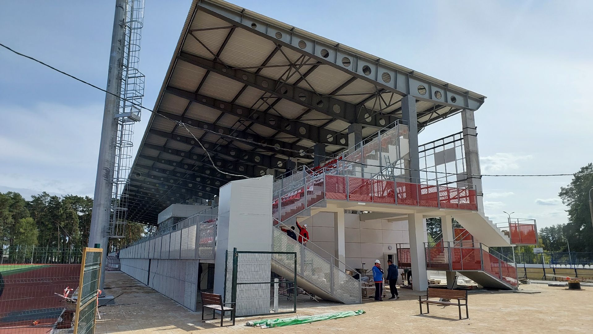 спорт, стадион, строительство, стадион спартак, серпухов, лифт,