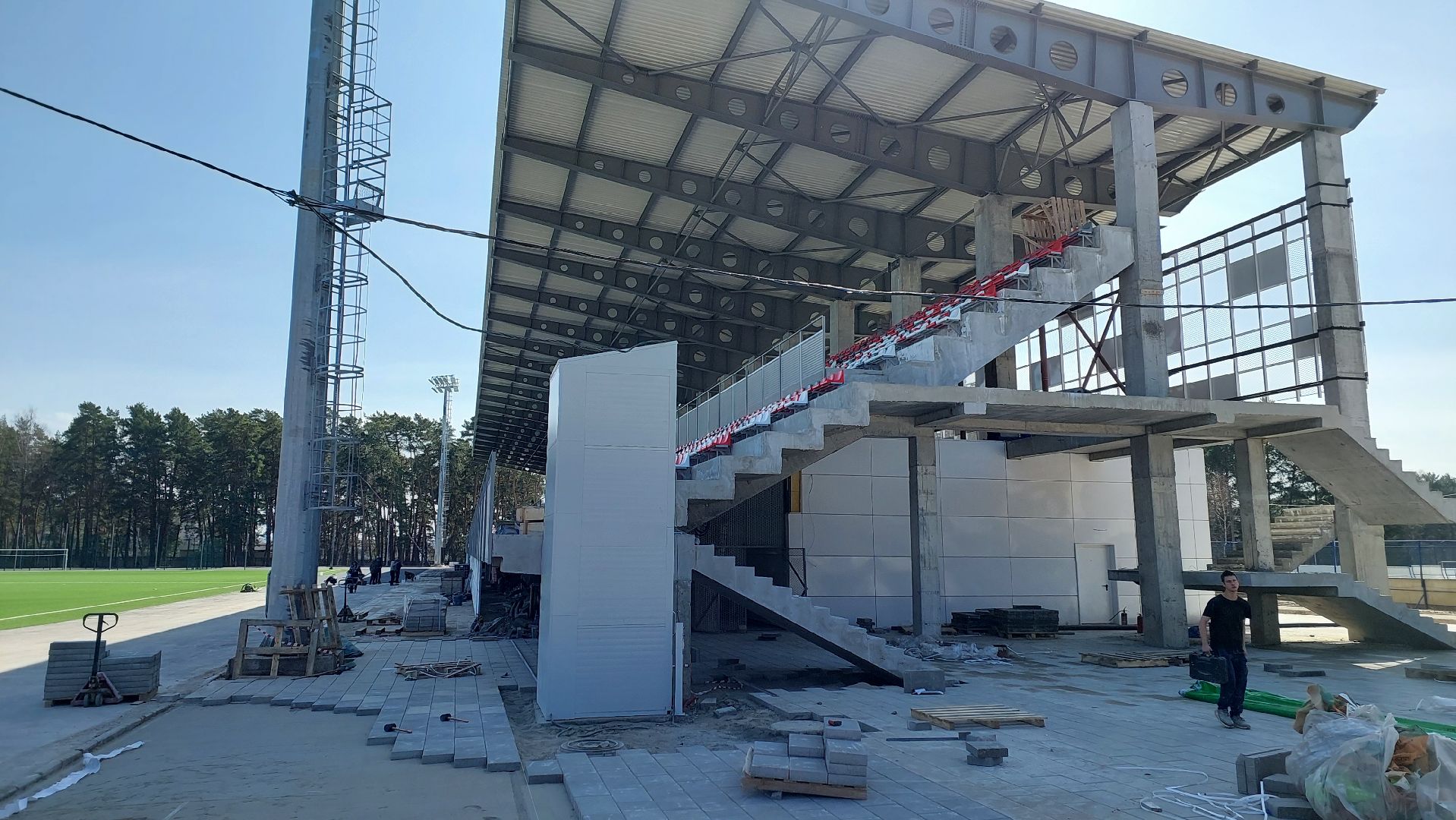 спорт, стадион, строительство, стадион спартак, серпухов, лифт,