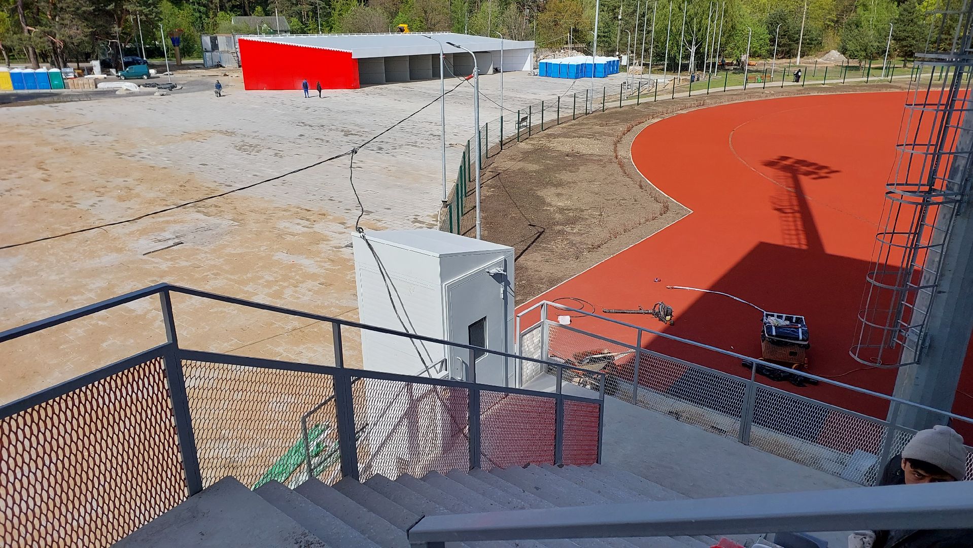 спорт, стадион, строительство, стадион спартак, серпухов, лифт,