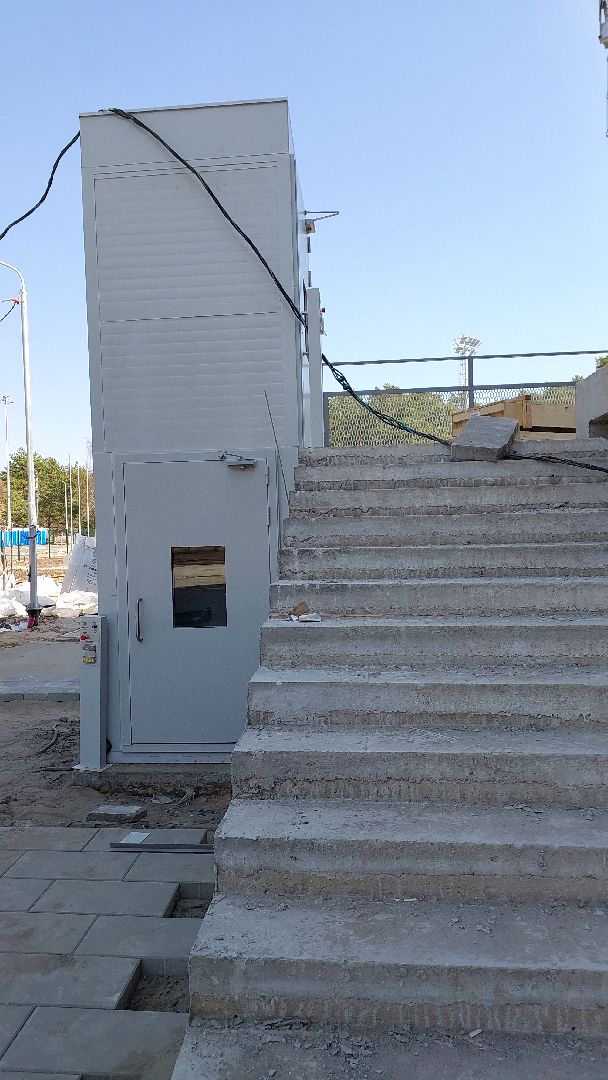 спорт, стадион, строительство, стадион спартак, серпухов, лифт,