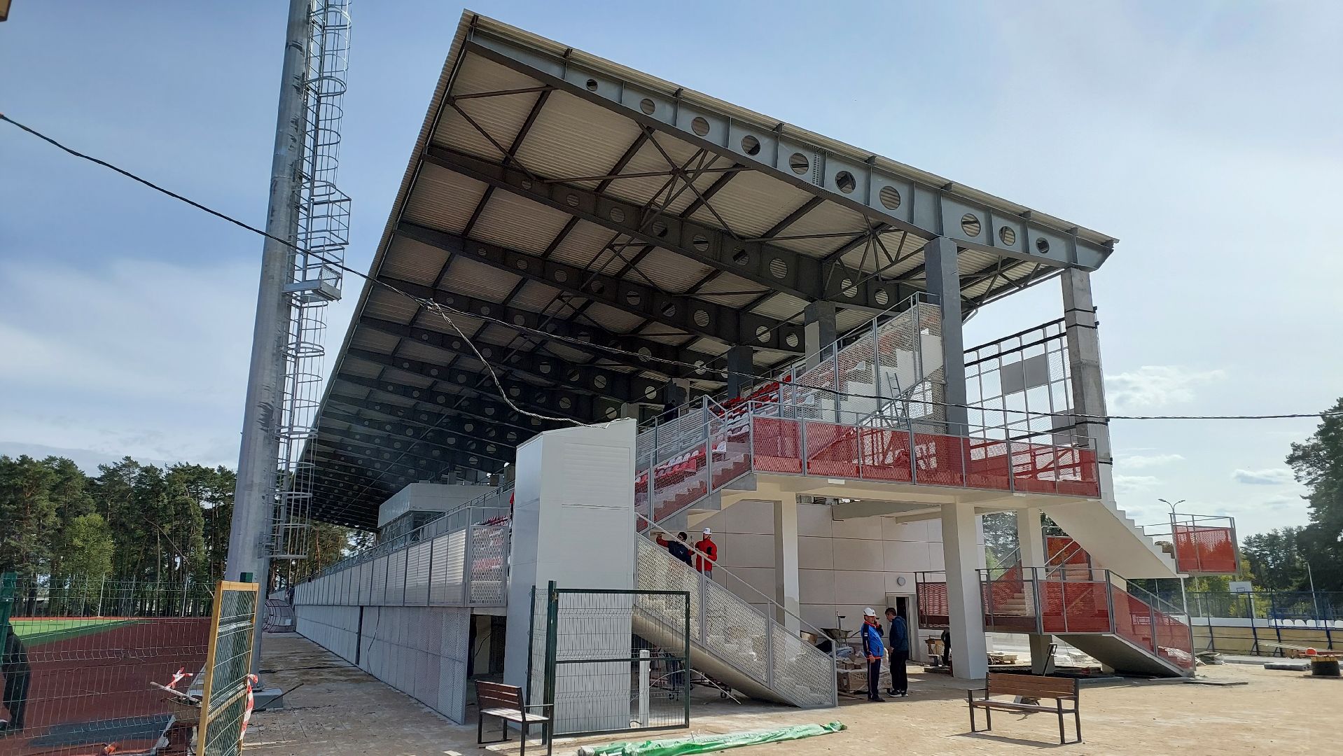 спорт, стадион, строительство, стадион спартак, серпухов, лифт,