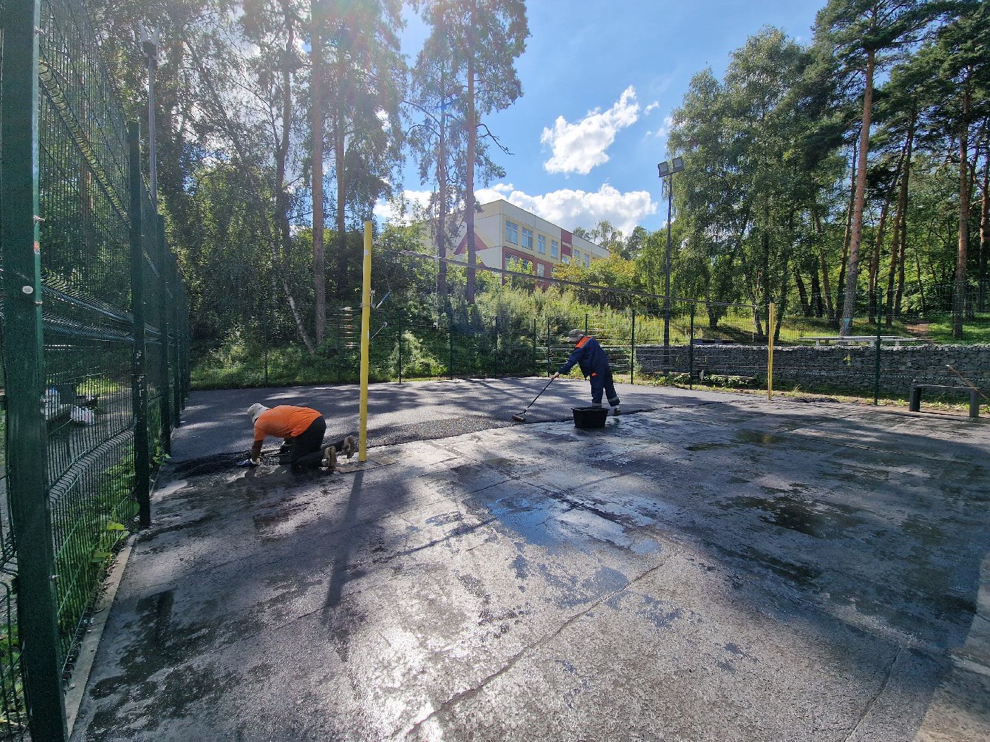 балашиха, ремонт спортплощадок ,
