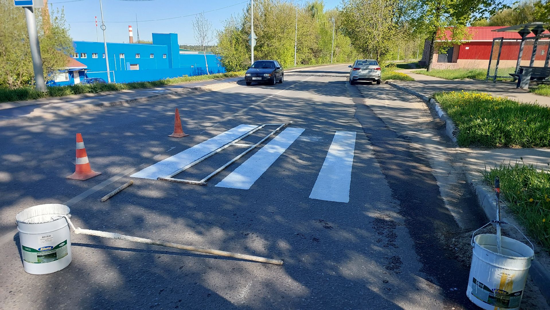 дороги, дорожные работы, дорожная разметка, пешеходный переход, пешеходная зебра, серпухов, добродел,