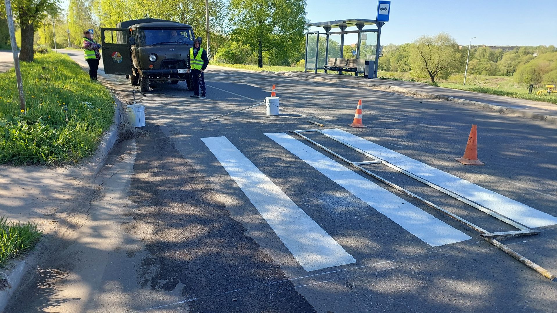 дороги, дорожные работы, дорожная разметка, пешеходный переход, пешеходная зебра, серпухов, добродел,