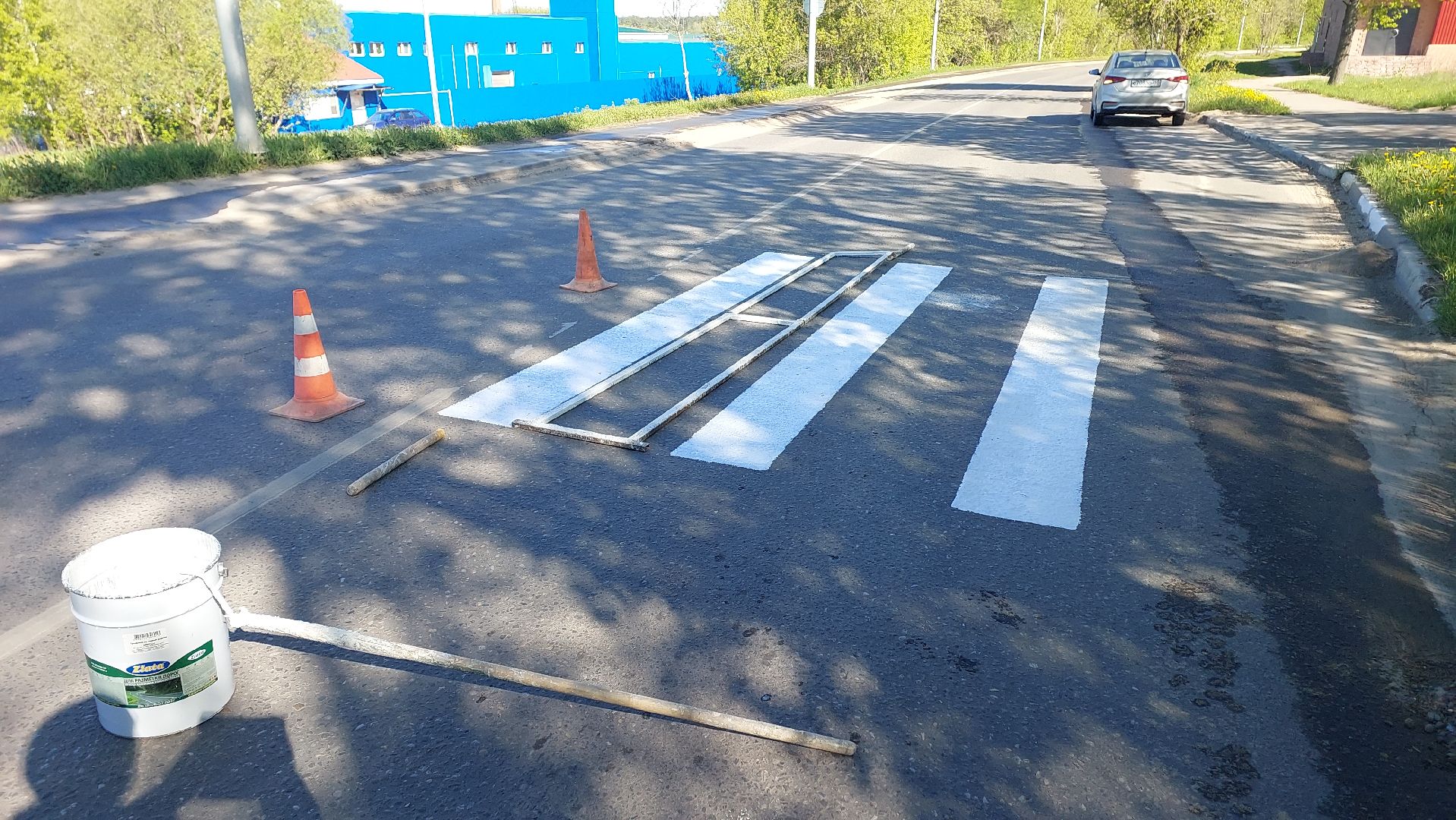 дороги, дорожные работы, дорожная разметка, пешеходный переход, пешеходная зебра, серпухов, добродел,