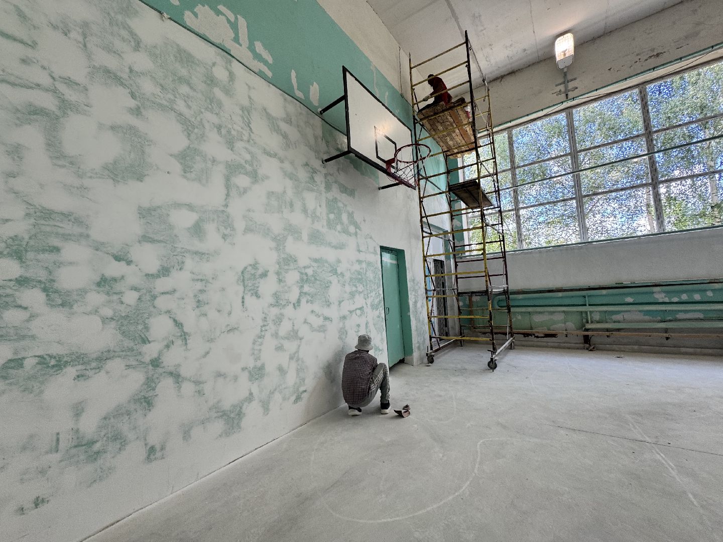 1 сентября, подготовка школы к учебному году, ремонт,