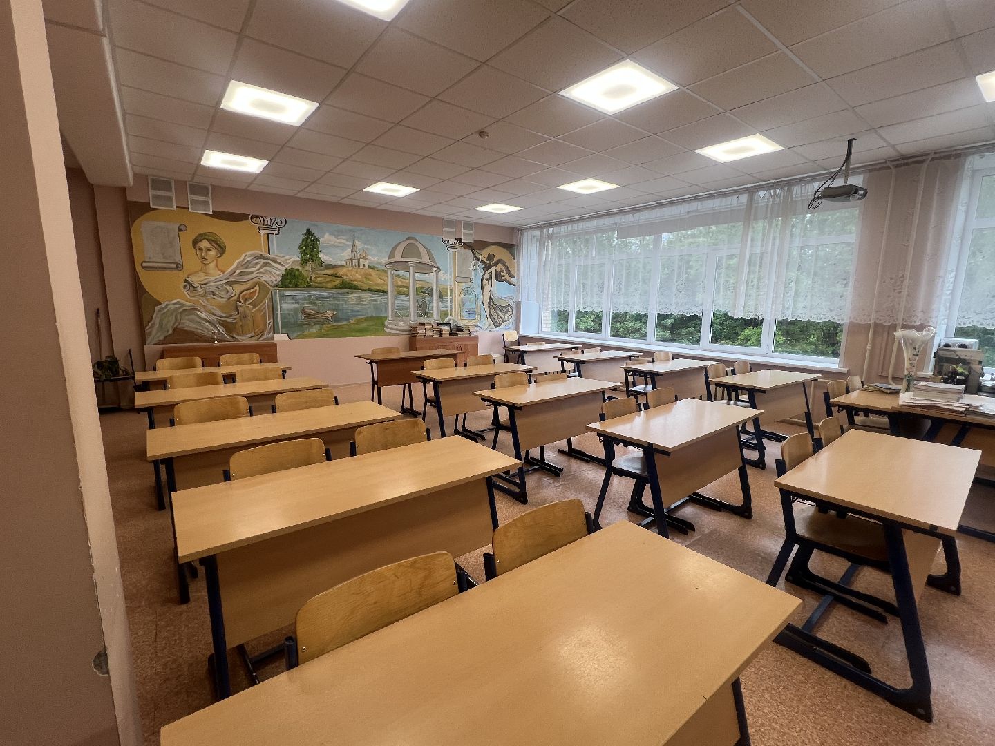 талдомский городской округ, Поселок северный, Школа средняя , Ремонт школы в поселке северный,