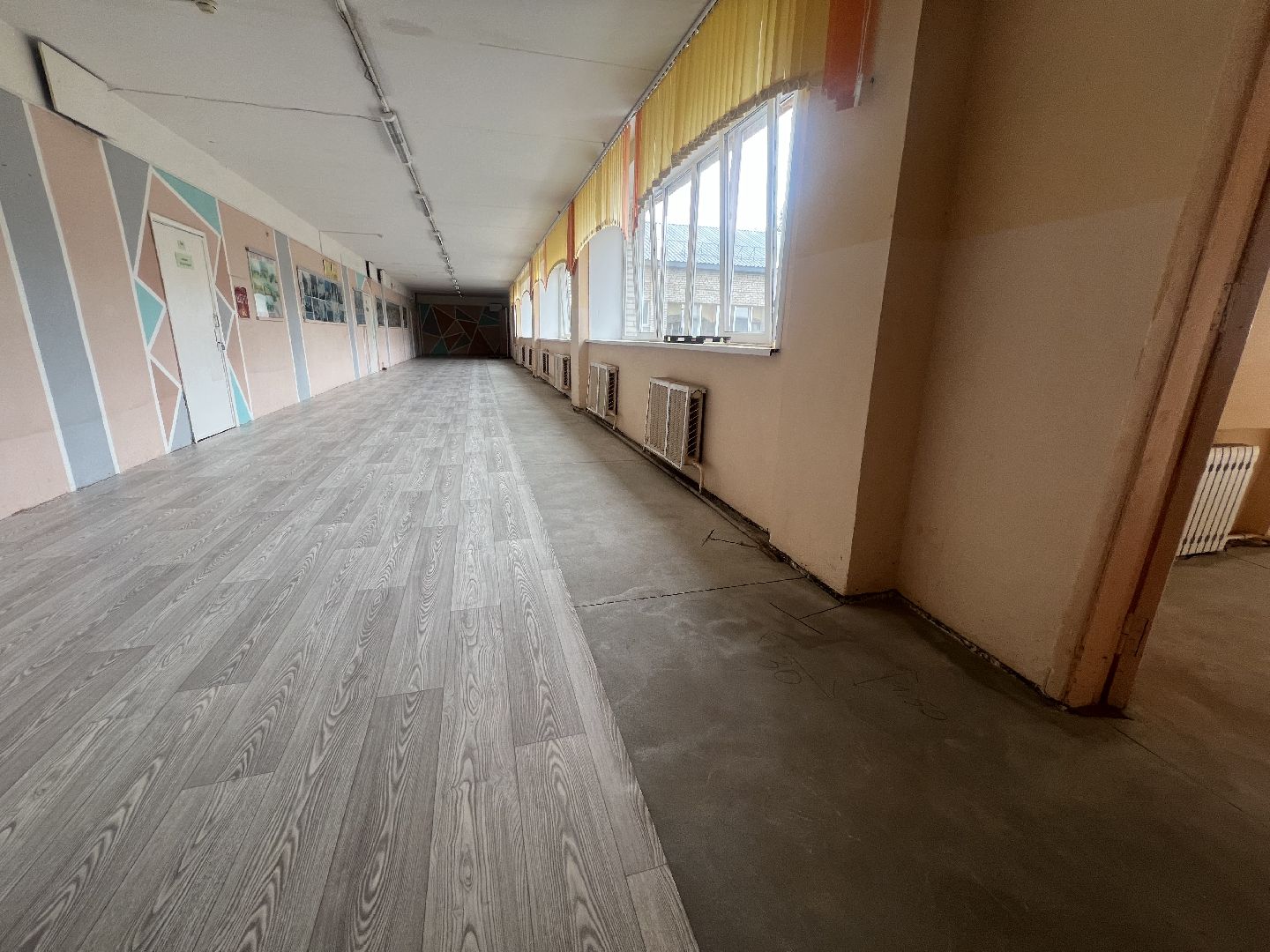 талдомский городской округ, Поселок северный, Школа средняя , Ремонт школы в поселке северный,