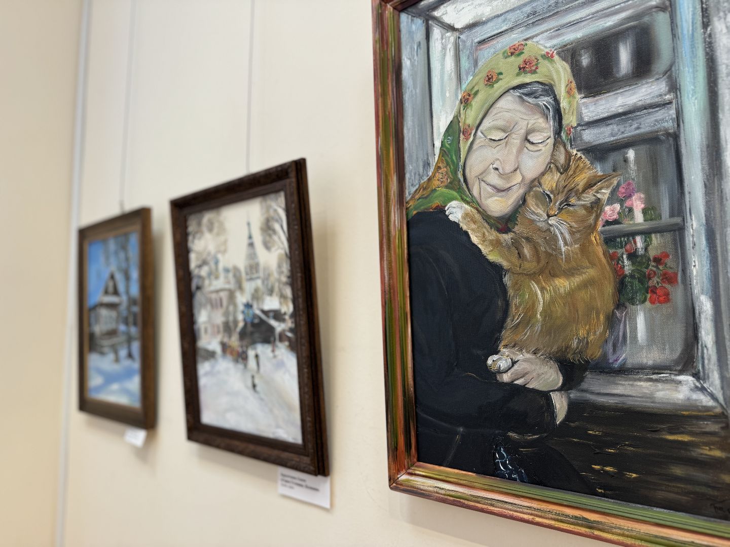 открытие выставки, историко - культурный центр, ленинский городской округ, художница,