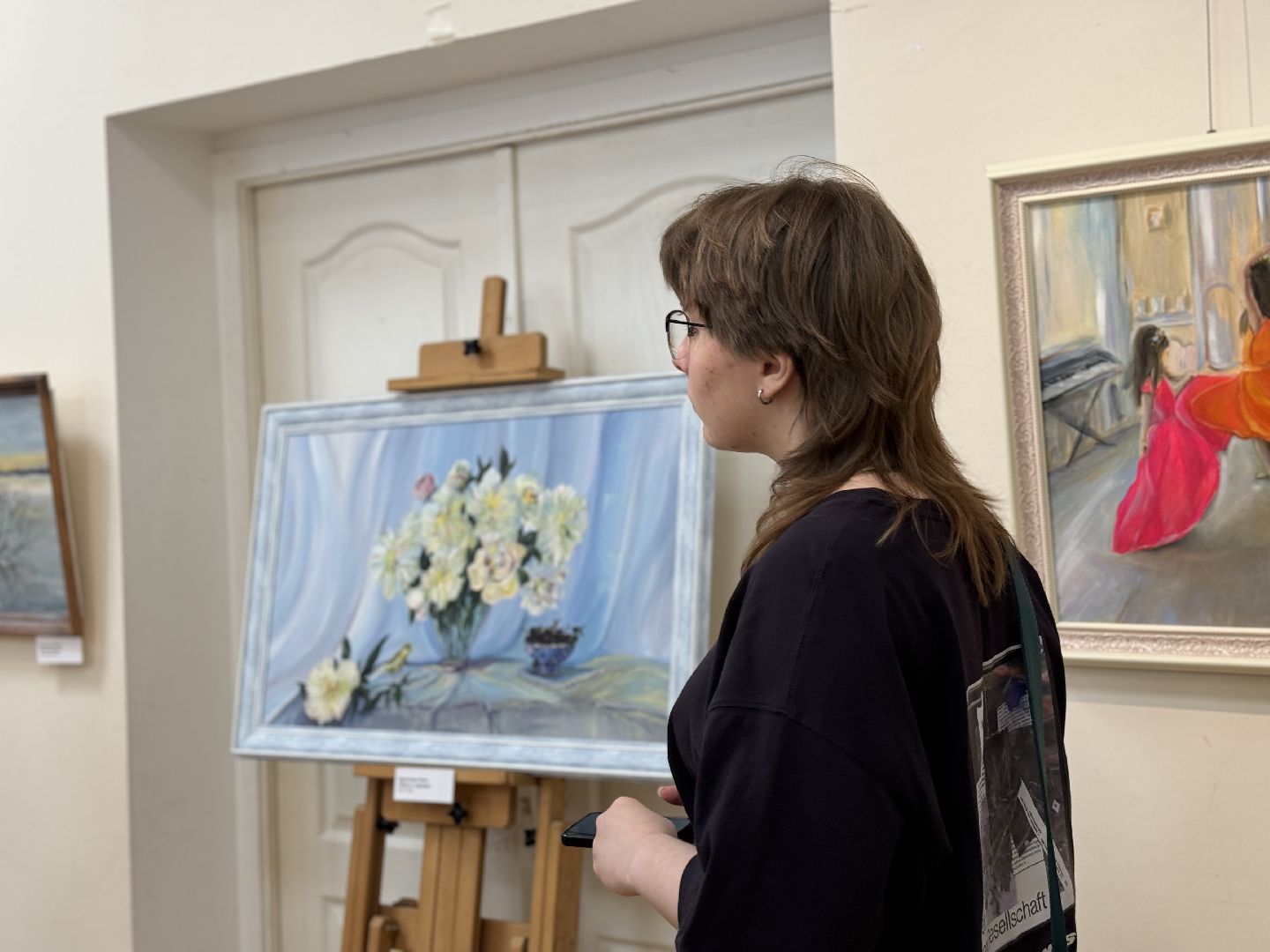 открытие выставки, историко - культурный центр, ленинский городской округ, художница,