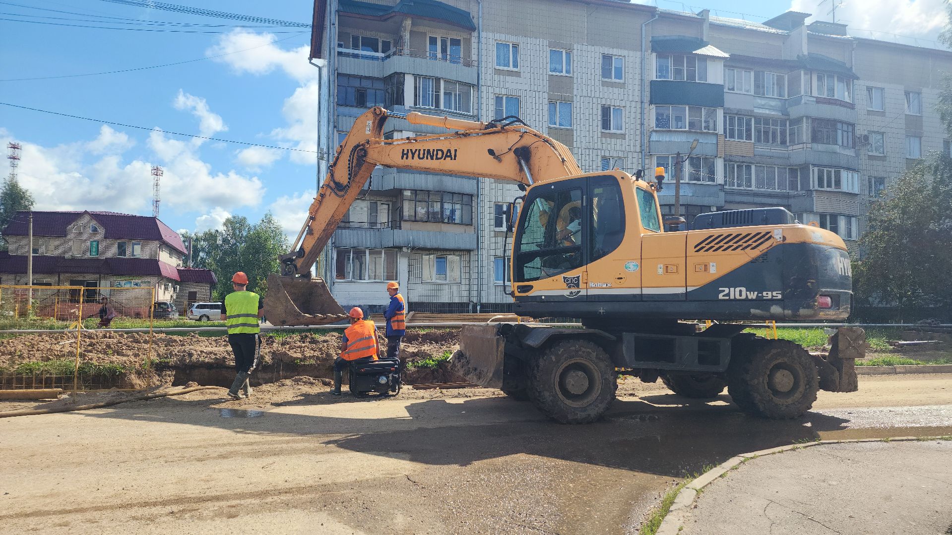 волоколамск, сычево, Реионт теплосети, жкх,