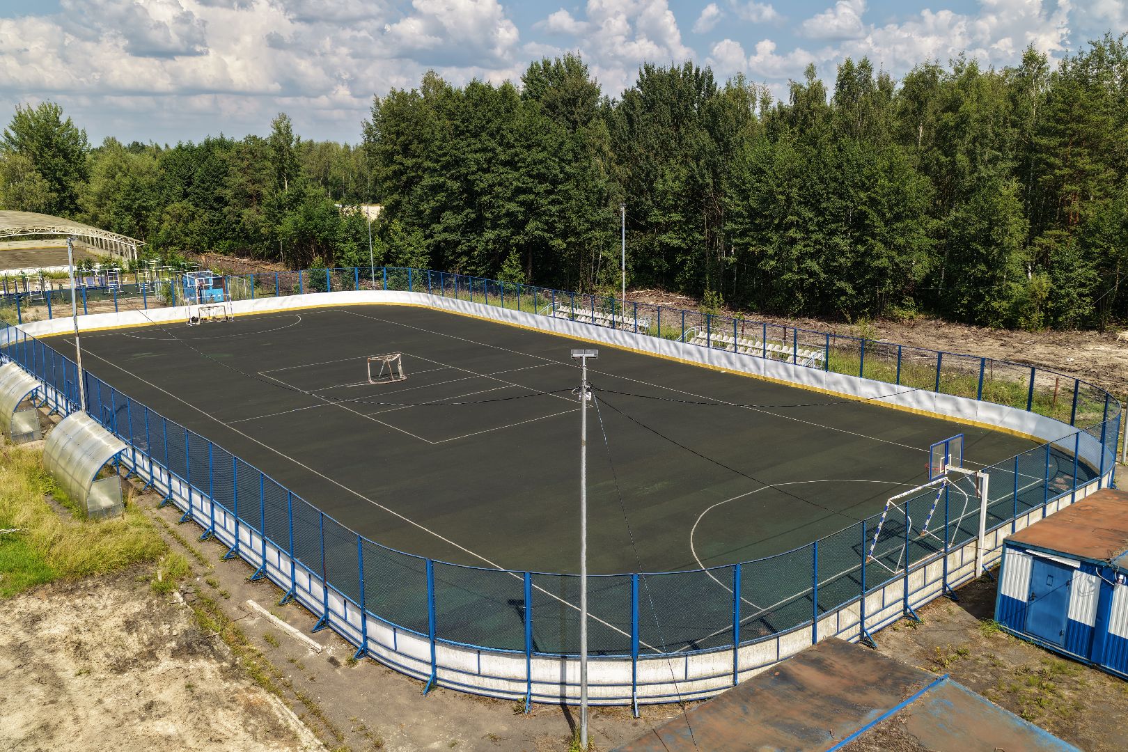 видео с коптера, стадион русич, реконструкция стадиона русич,