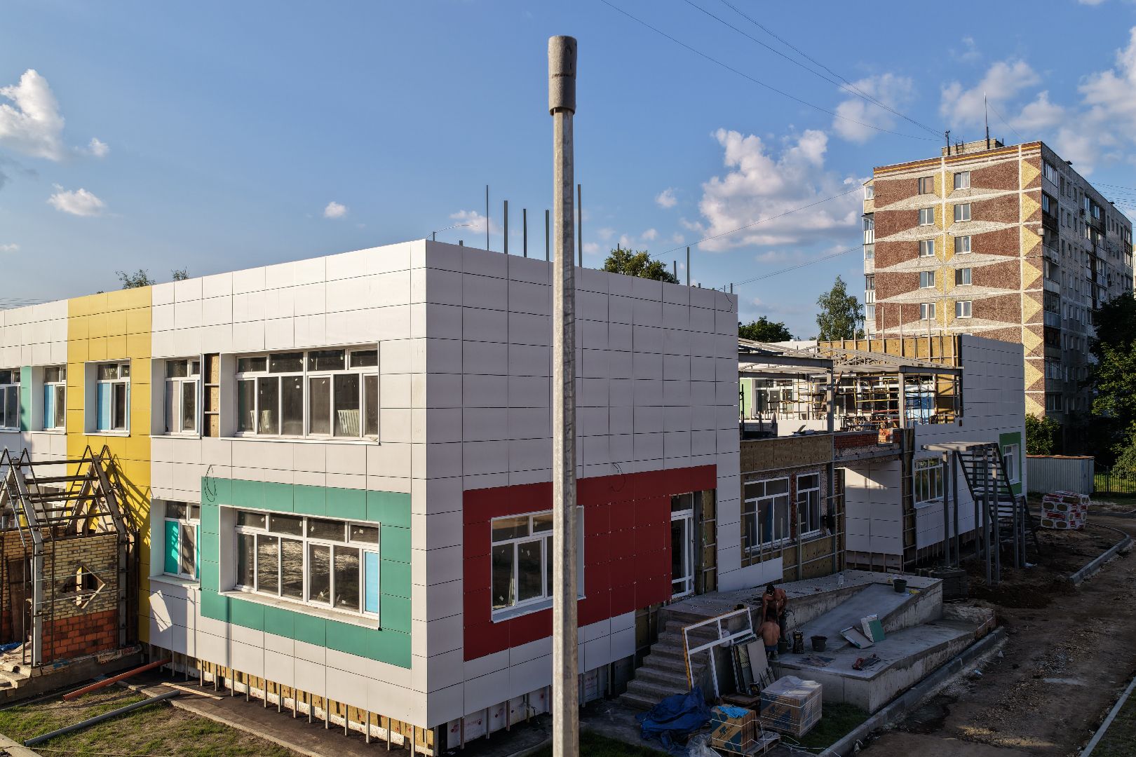 видео с коптера, детский сад 11, детский сад орехово-зуево,