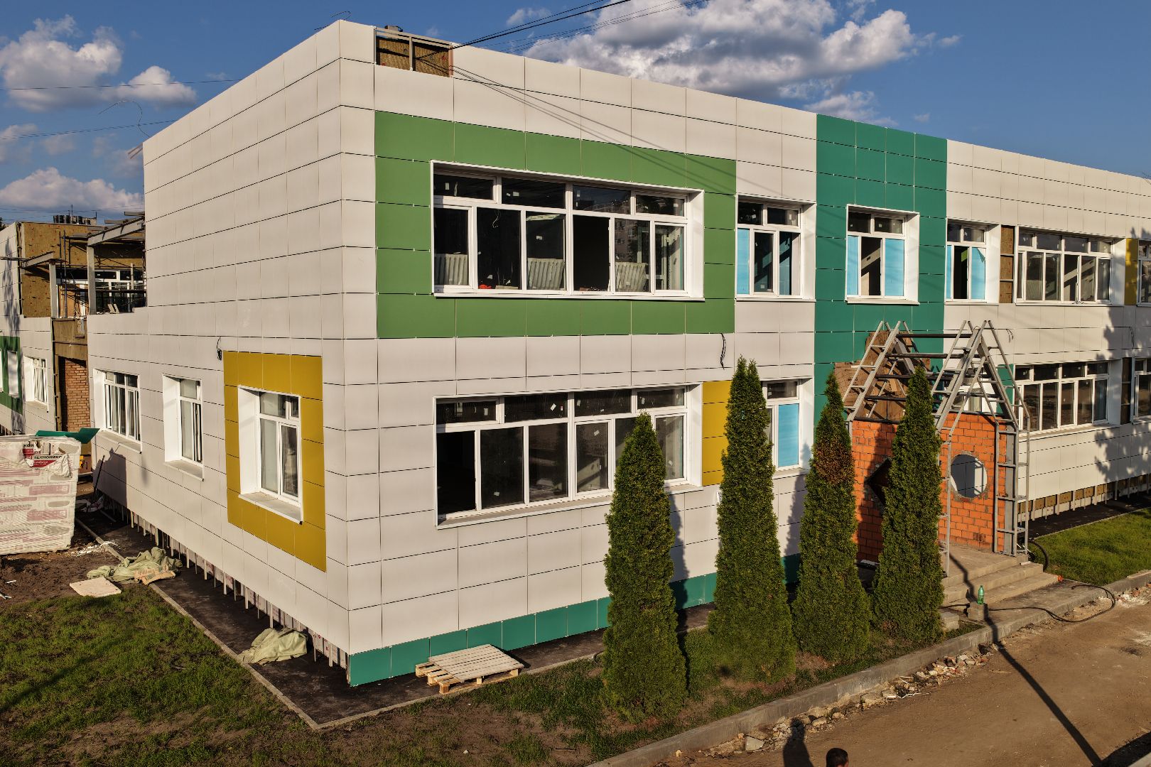 видео с коптера, детский сад 11, детский сад орехово-зуево,