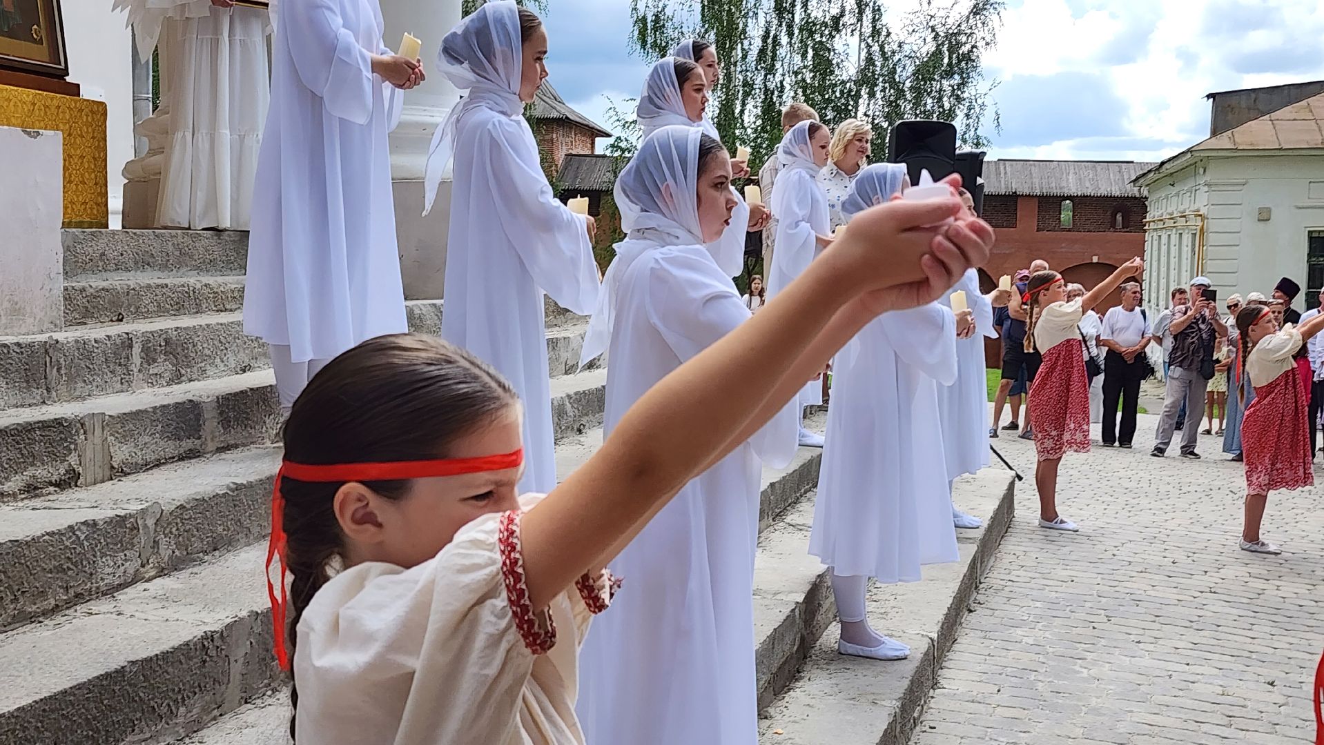 Зарайск, День города, Спектакль на воде,зарайску 879 лет,