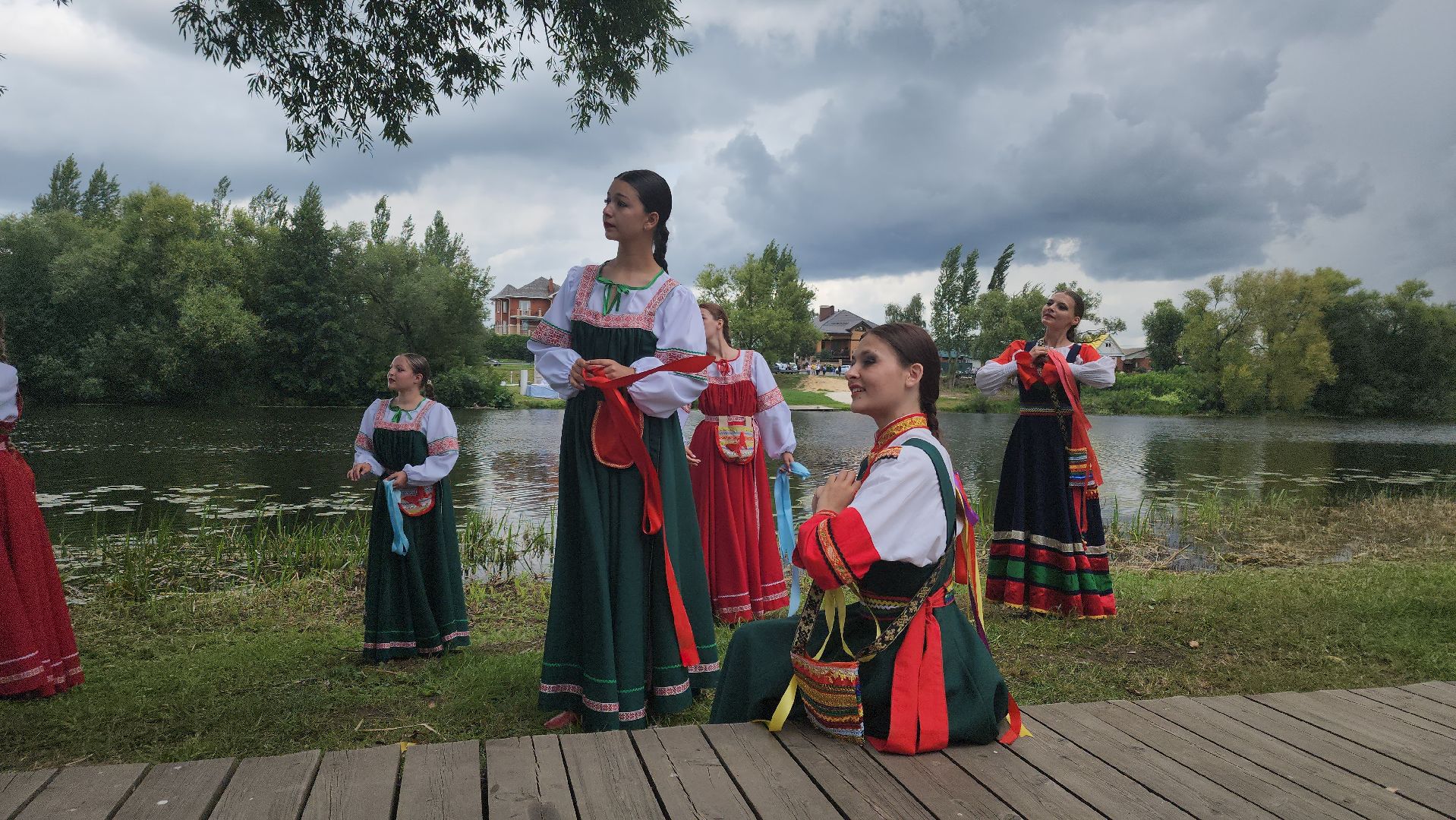 Зарайск, День города, Спектакль на воде,зарайску 879 лет,