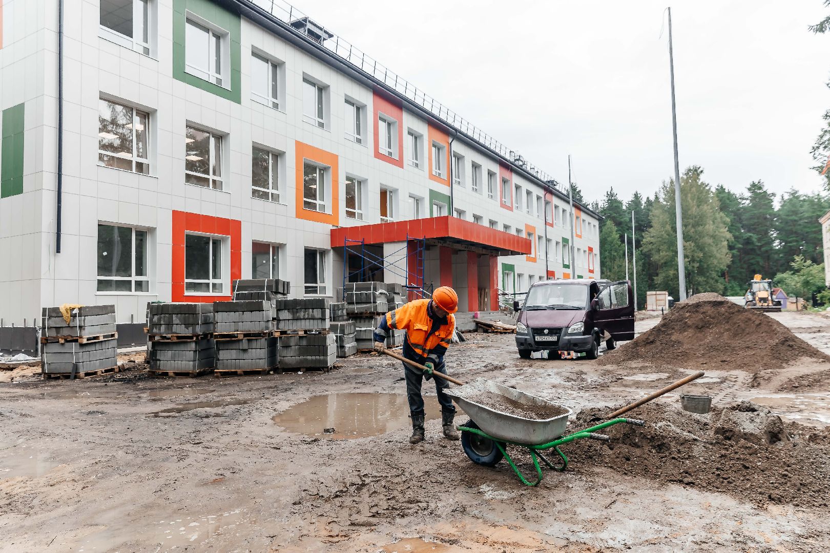 ремонт школ, ильинский погост, орехово-зуевский округ,