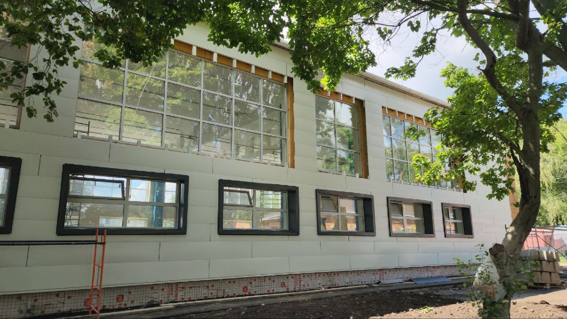 луховицы, капитальный ремонт школы во фруктовой, фруктовая,