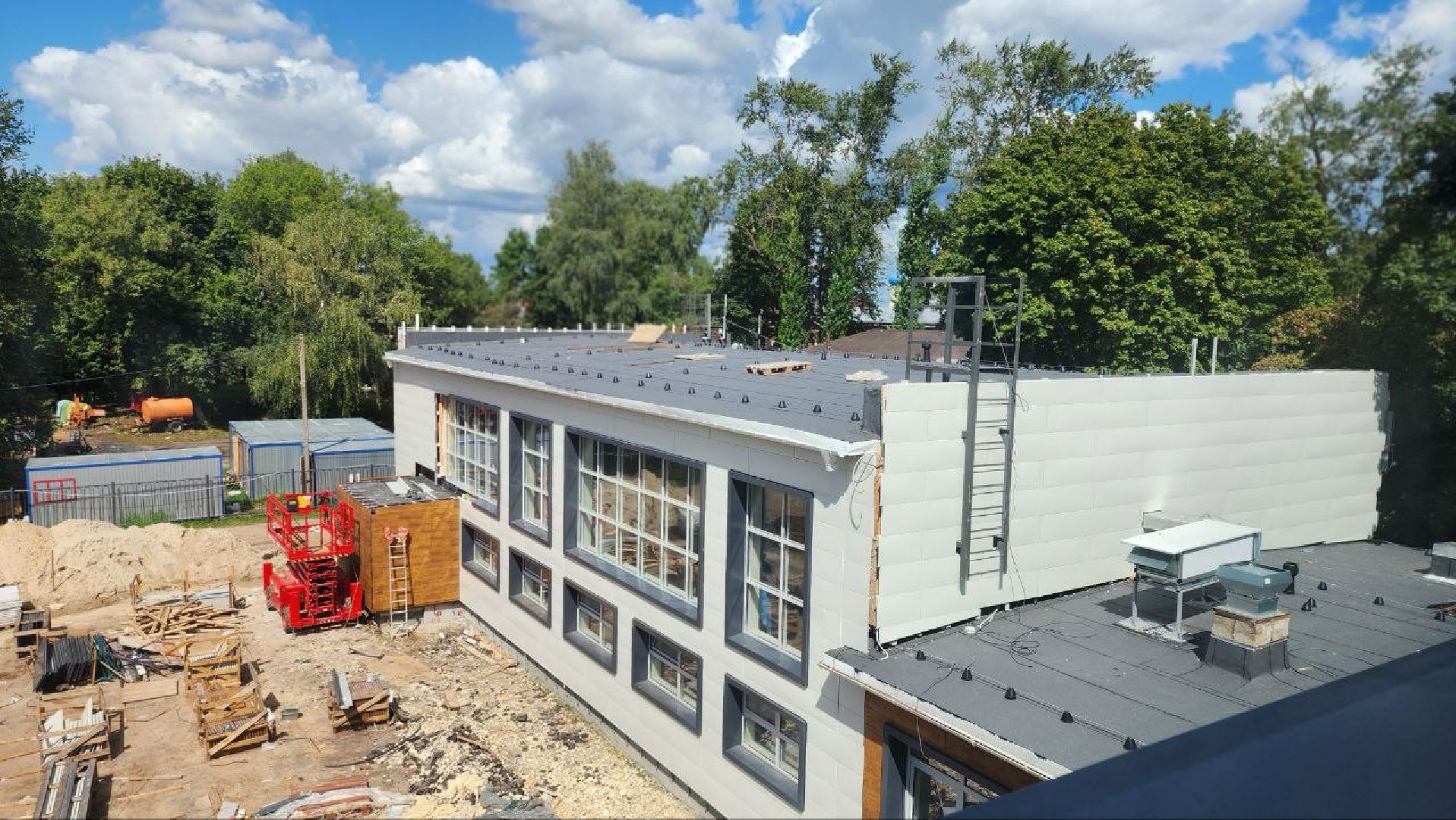 луховицы, капитальный ремонт школы во фруктовой, фруктовая,