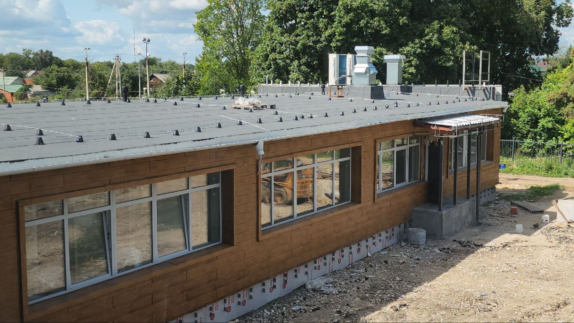 луховицы, капитальный ремонт школы во фруктовой, фруктовая,