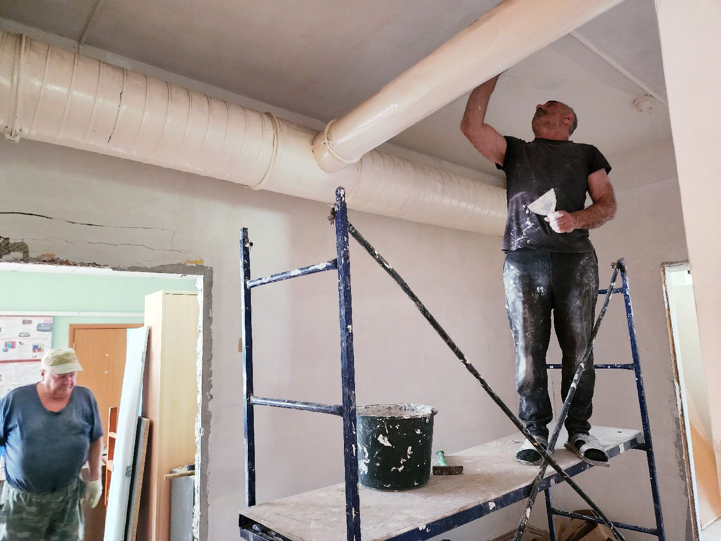 дубна, школа 7, ремонт,  помощь