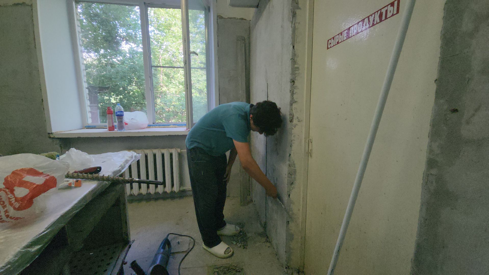 вертикалки, пушкино, лицей, пушкинский округ, ремонт в колледже,подготовка к 1 сентября,кухня, классы,