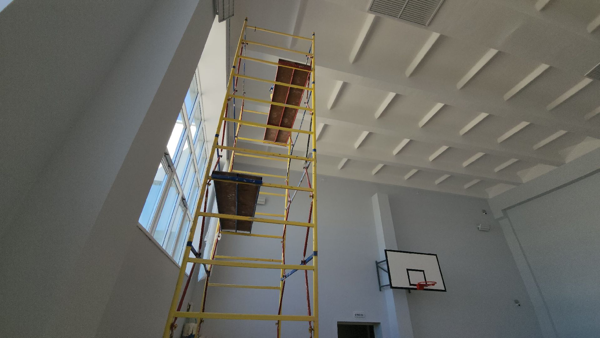 серпухов, школа 2, капитальный ремонт школы, ремонт спортзала школы, улица луначарского,