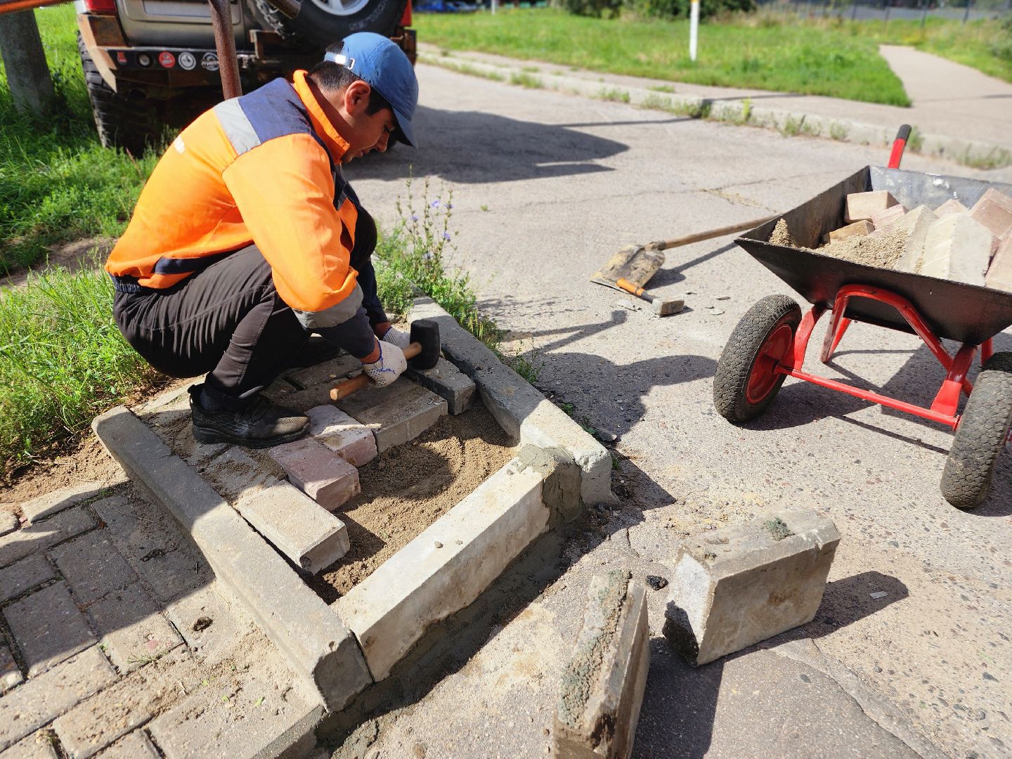 фрязино, ремонт лестницы, благоустройство,