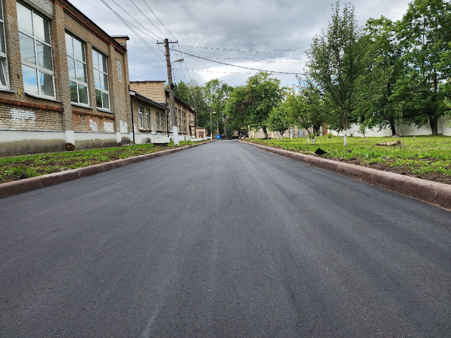 раменское, образование, ремонт образовательных учреждений округа, благоустройство территории второго здания гжельской школы,