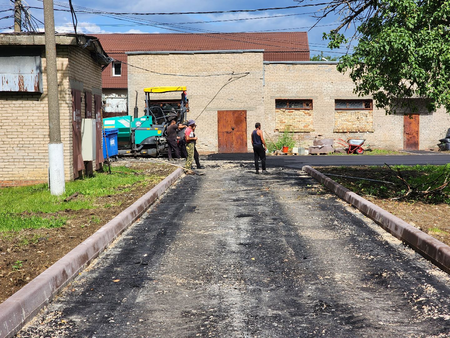 раменское, образование, ремонт образовательных учреждений округа, благоустройство территории второго здания гжельской школы,
