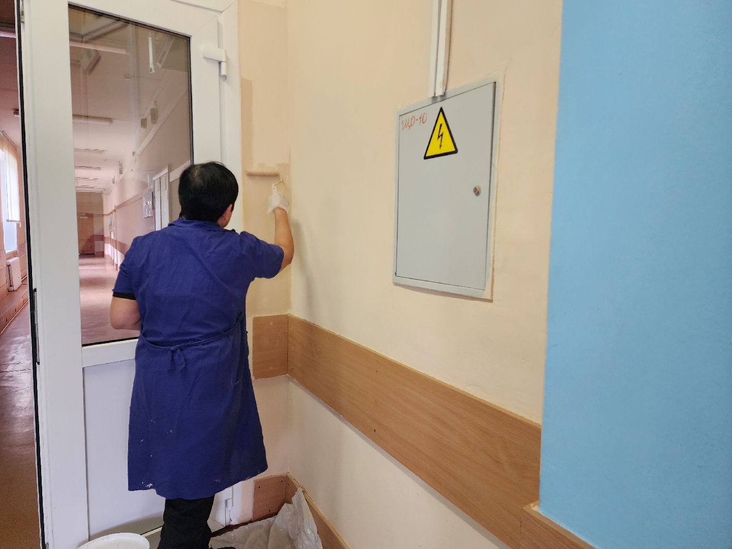 раменское, образование, ремонт образовательных учреждений округа, благоустройство территории второго здания гжельской школы,