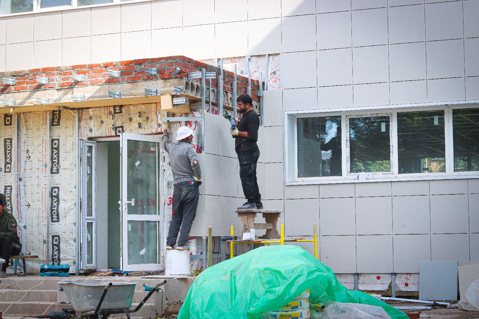 клин, общество, строительство, ремонт школ, подмосковье,