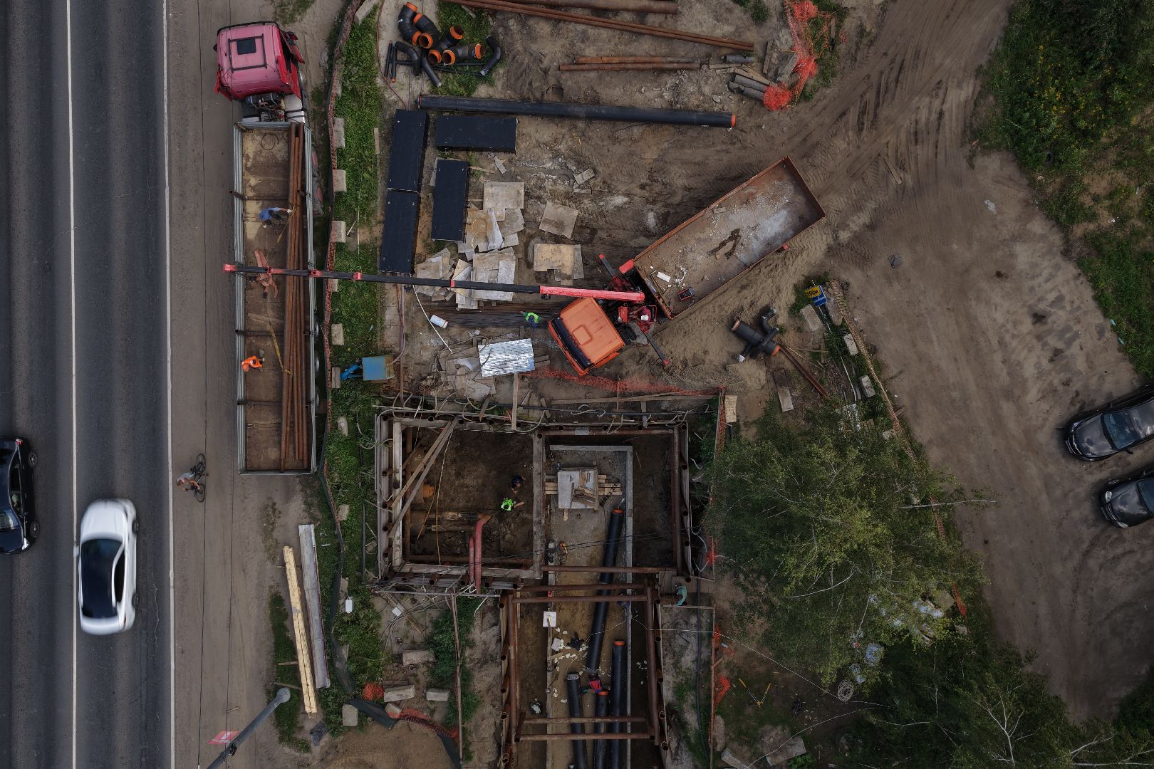 видео с коптера, парк в орехово-зуево, благоустройство орехово-зуево,