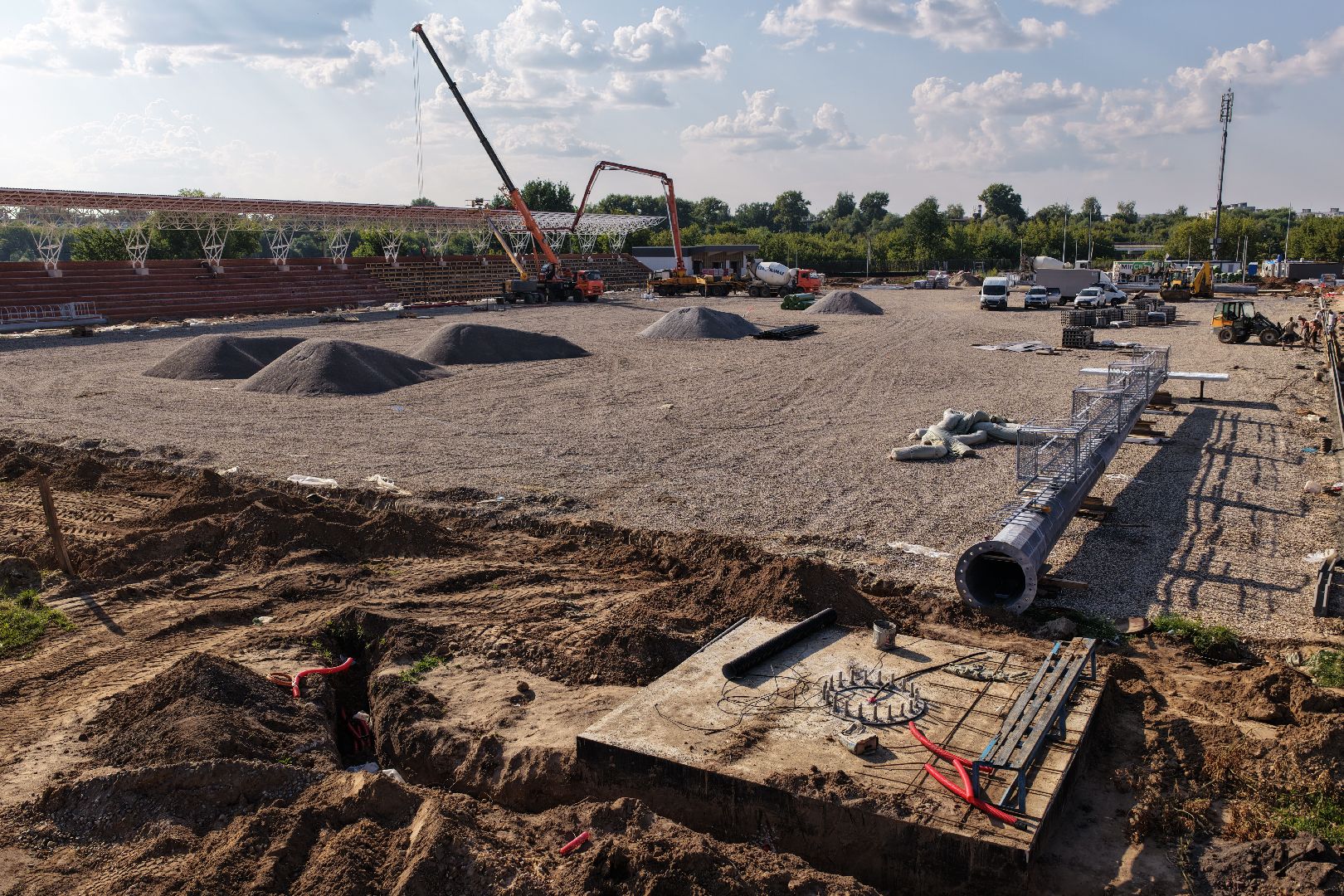 видео с коптера, стадион торпедо, спорт в орехово-зуево,
