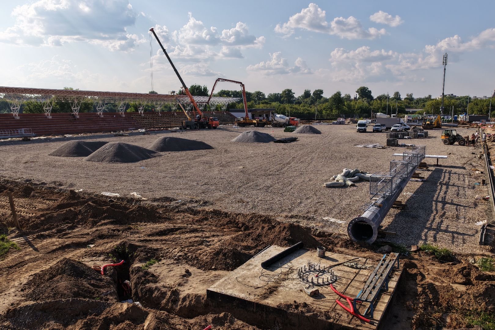 видео с коптера, стадион торпедо, спорт в орехово-зуево,