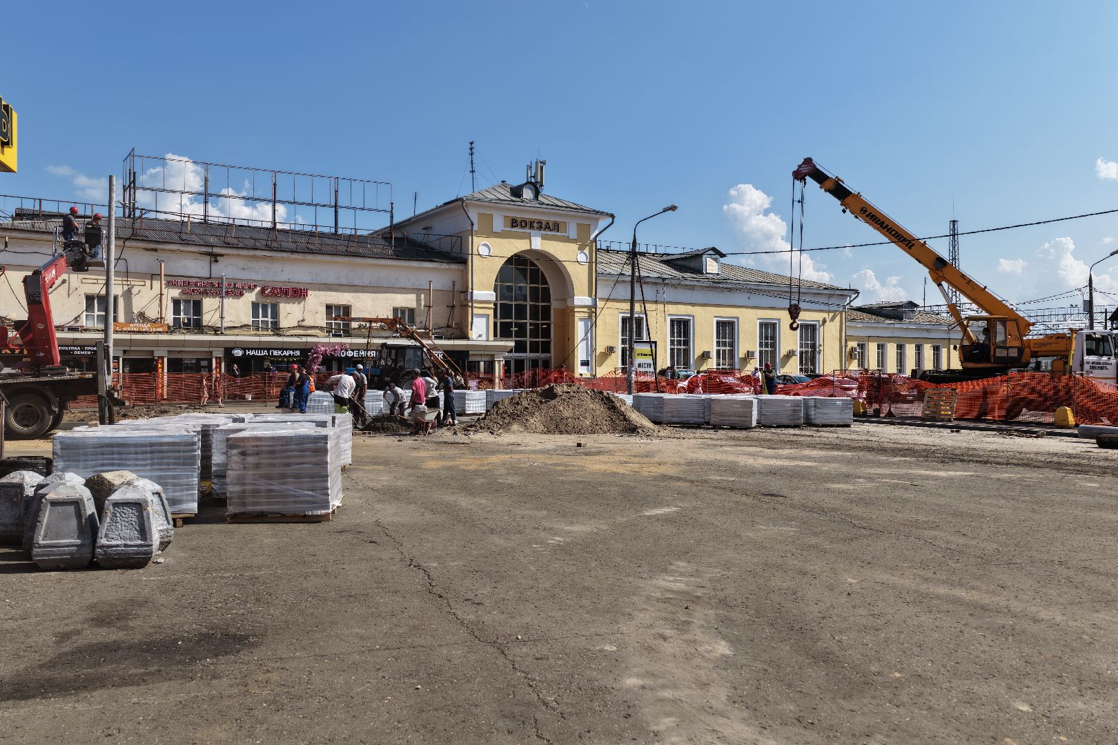 видео с коптера, привокзальная площадь орехово-зуево,