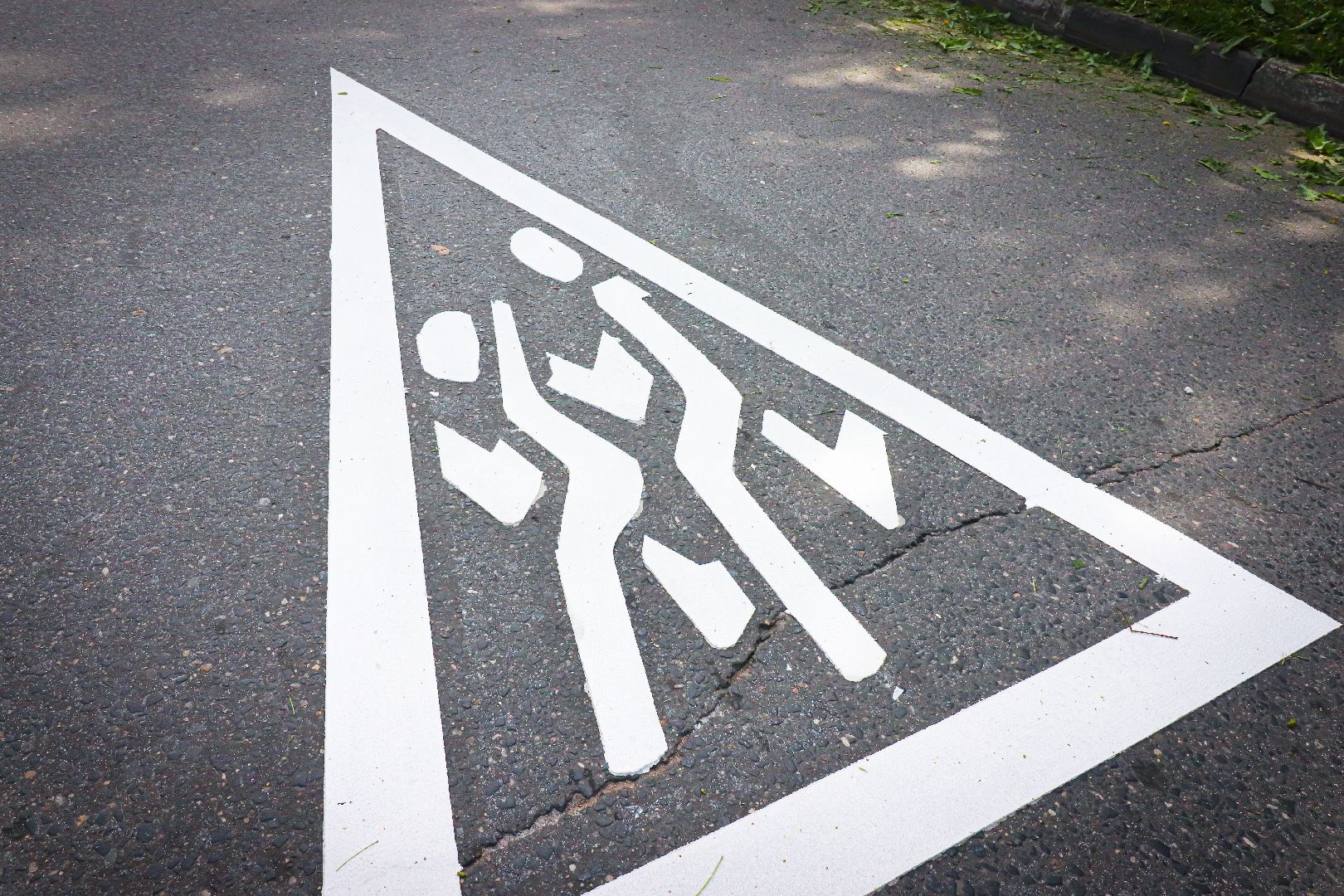 клин, общество, дороги, дорожная разметка,