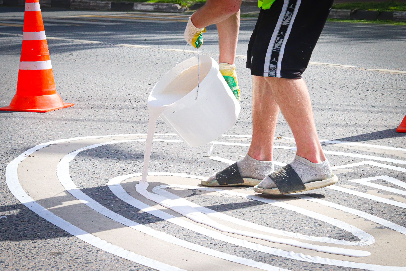 клин, общество, дороги, дорожная разметка,