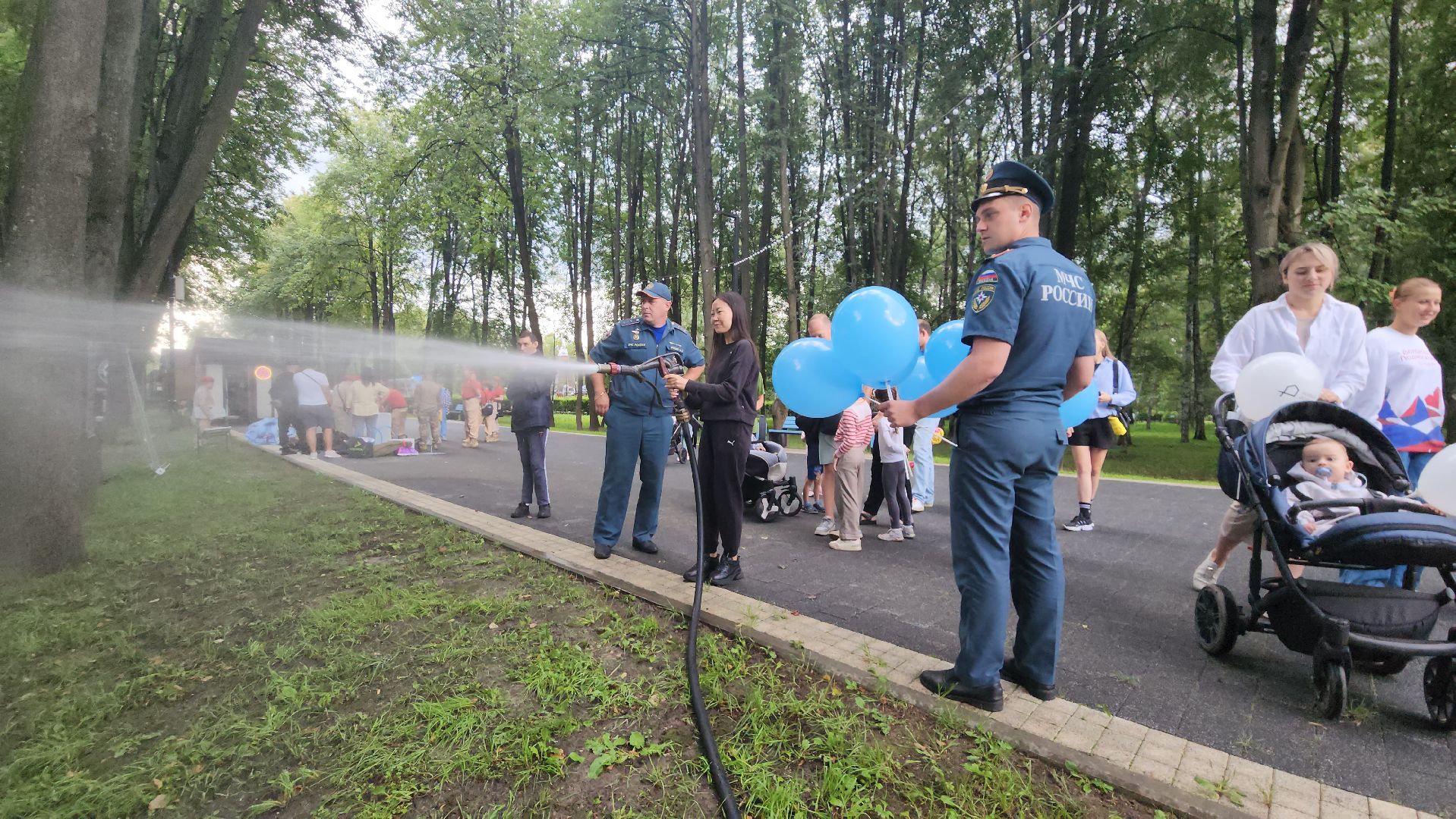 мытищи, парк мира, Всероссийский день физкультурника , спорт - это жизнь, пожарные, Фестиваль от пожарных ,