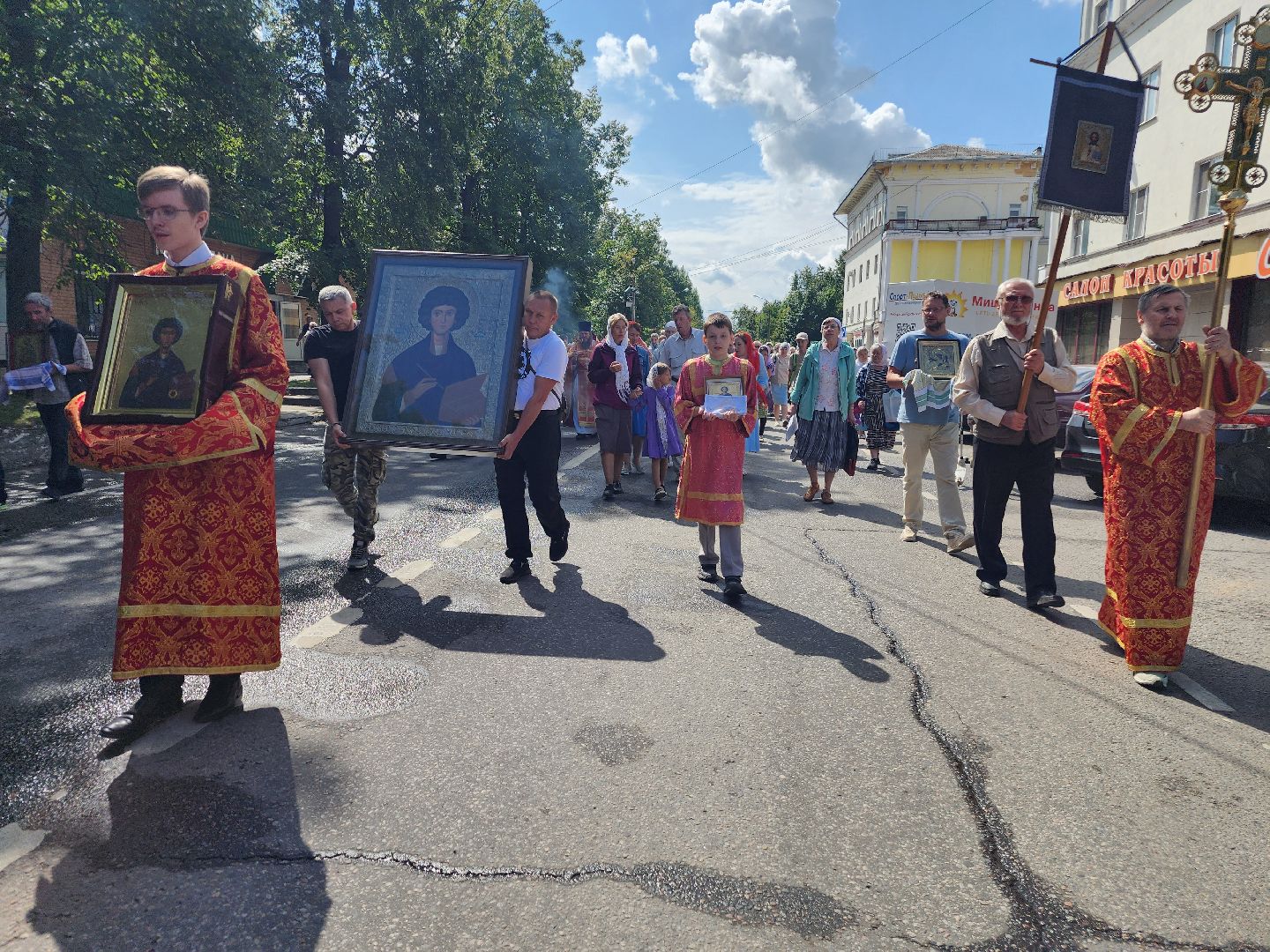 фрязино, крестный ход, церковный праздник,