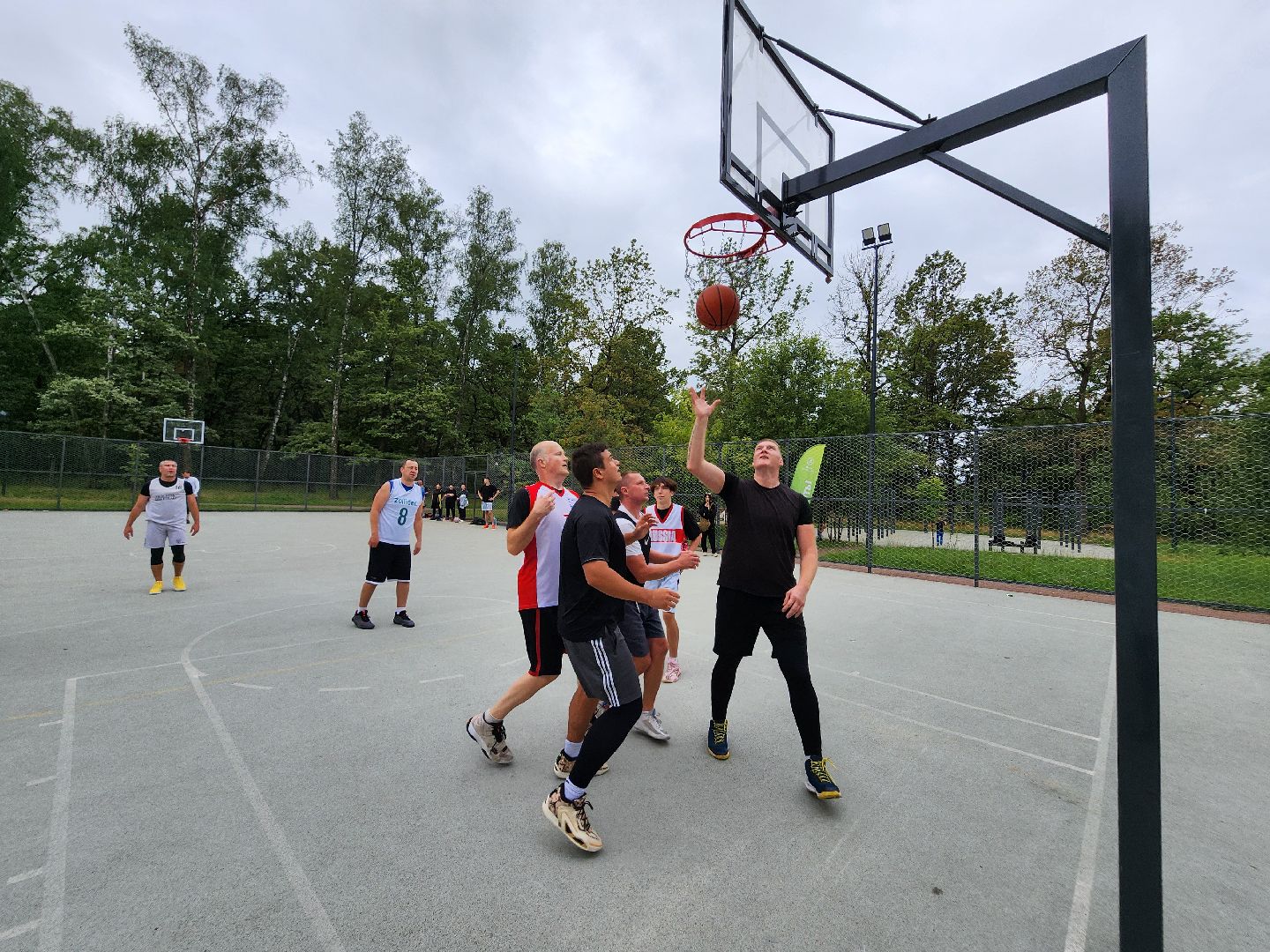 фрязино, день физкультурника, турнир по баскетболу, ветераны спорта,