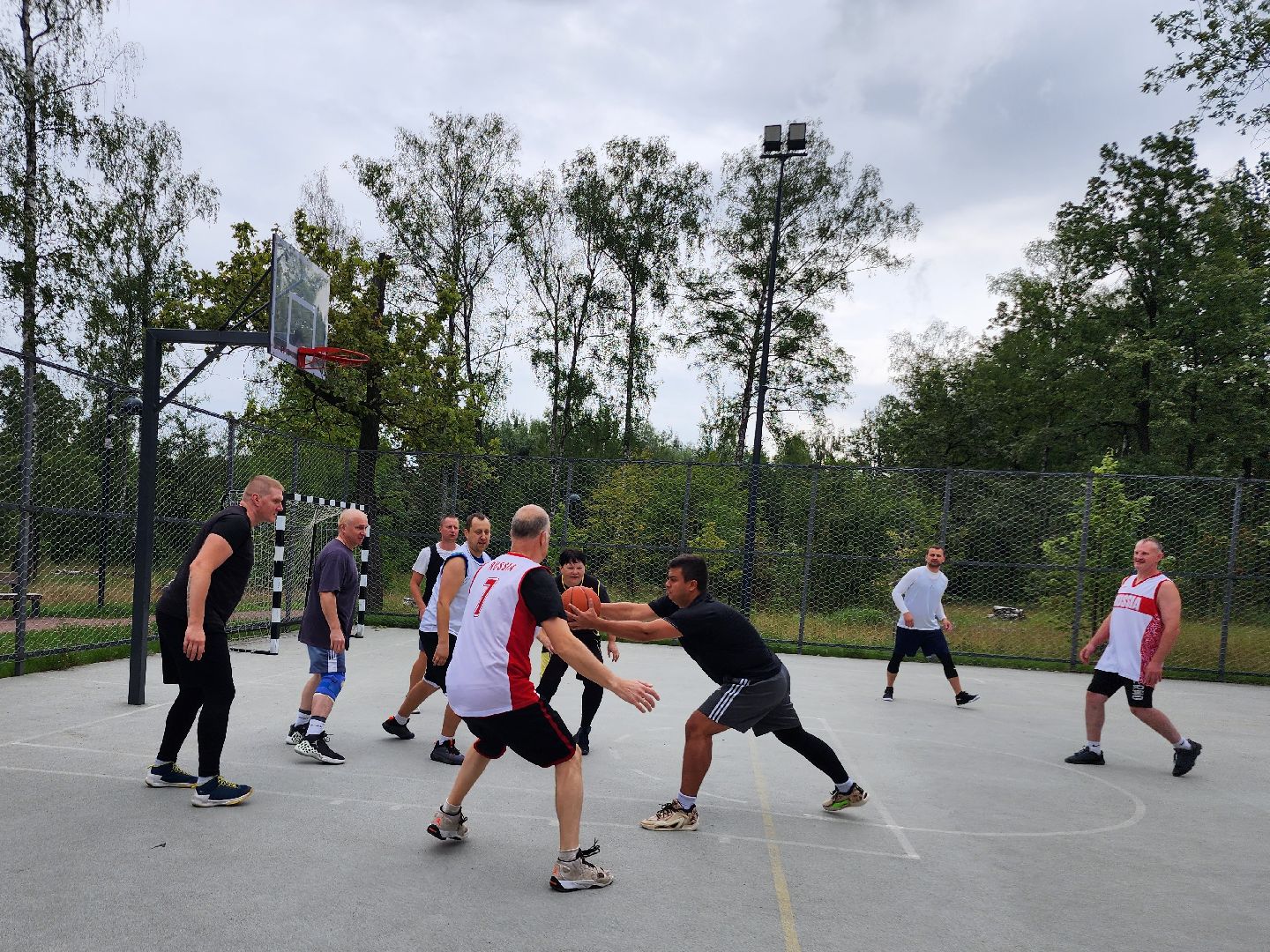 фрязино, день физкультурника, турнир по баскетболу, ветераны спорта,