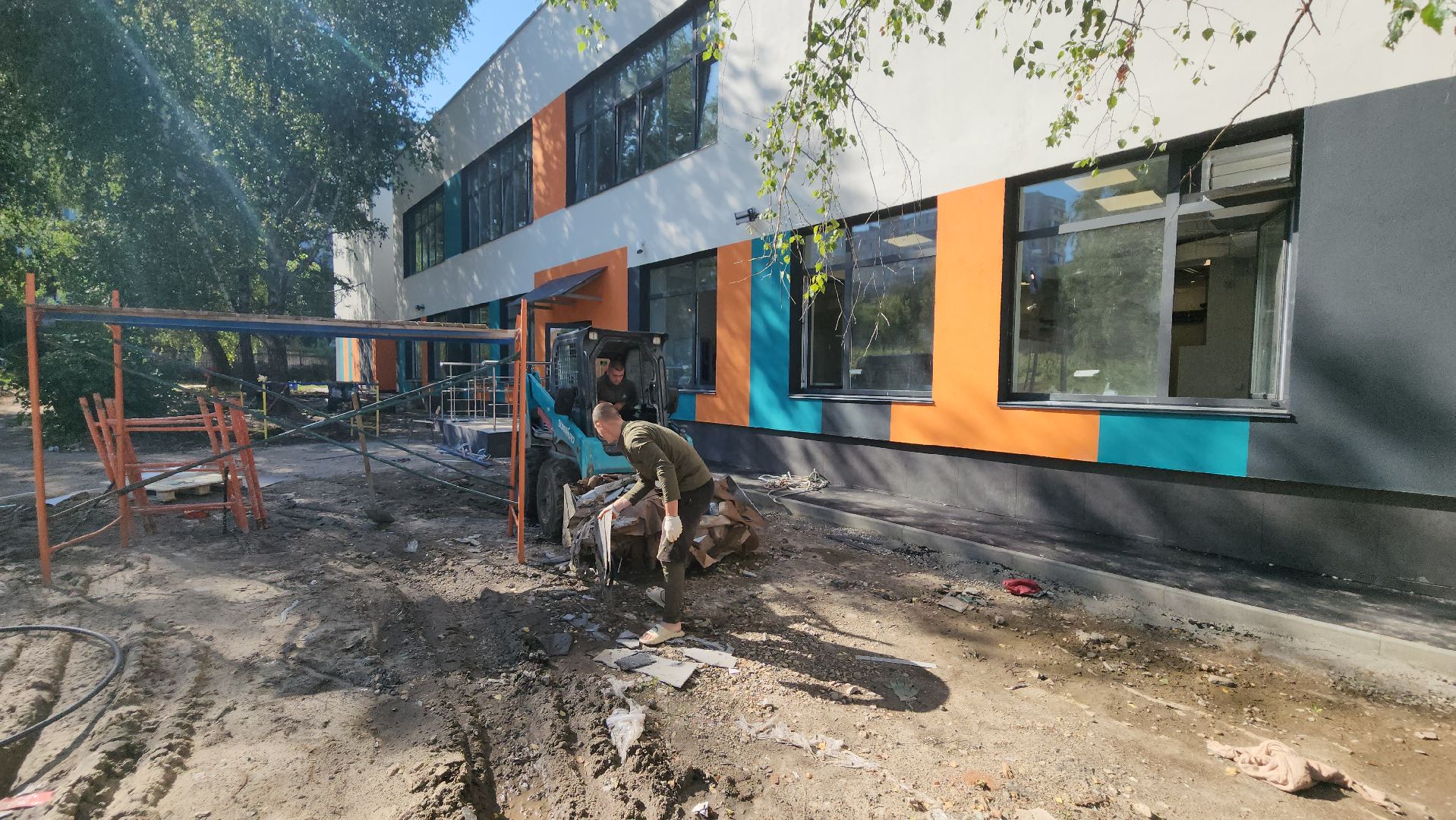 серпухов,   капитальный ремонт школы, улица луначарского, школа 2,