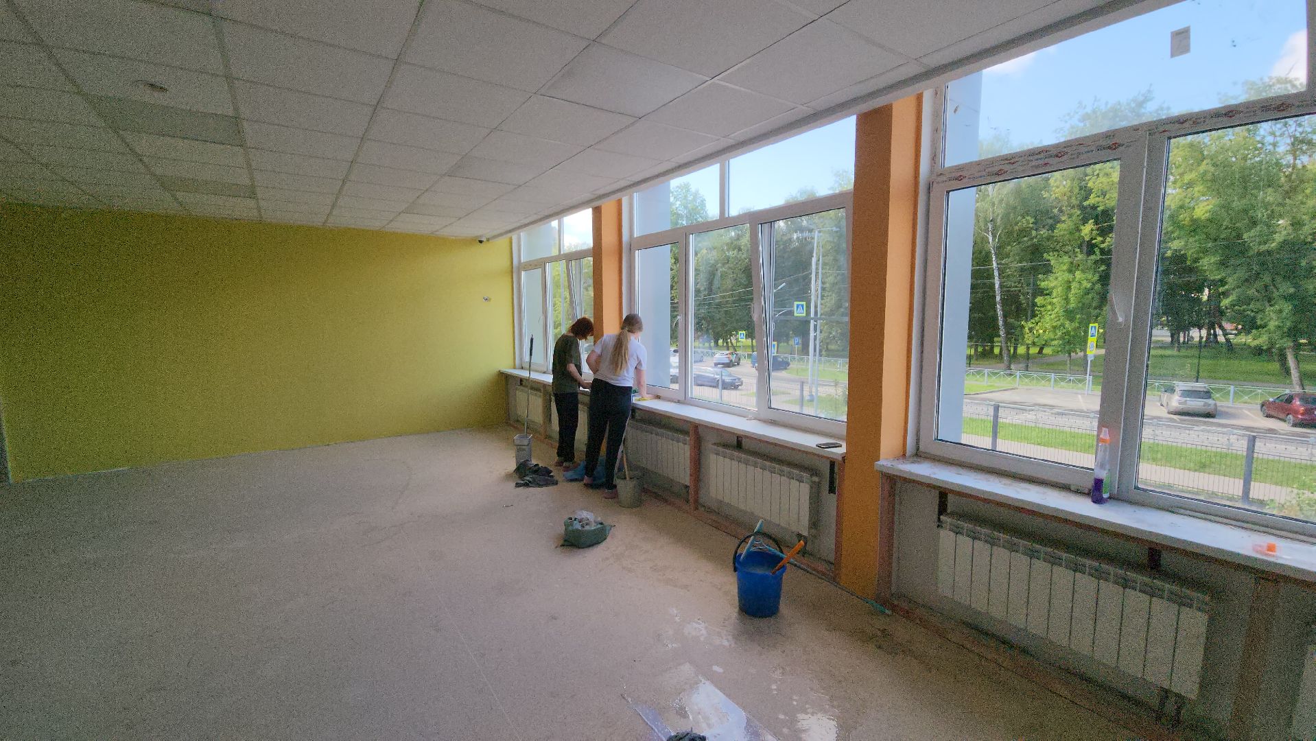 серпухов, улица джона рида, школа 17, капитальный ремонт школы,